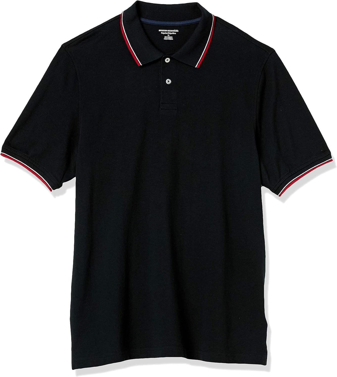 Amazon Essentials Men's Regular-Fit Short Sleeve Cotton Pique Polo Shirt (Available in Big & Tall)