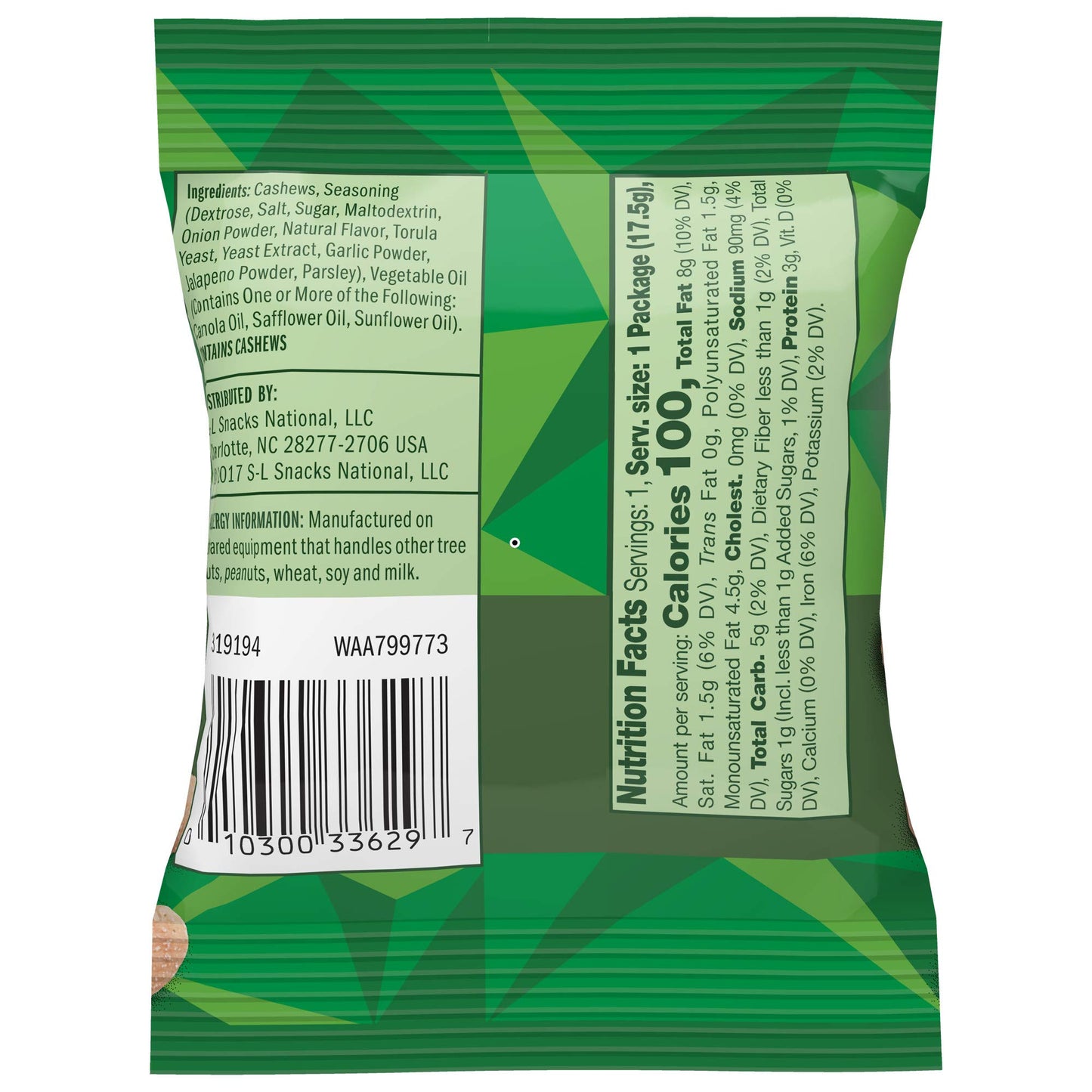 Emerald Nuts Mixed Nuts Variety Pack 18ct (1-Pack) , 100-Calorie Individual Packs , Features Dry Roasted Almonds, Natural Almonds & Walnuts, and Roasted & Salted Cashews