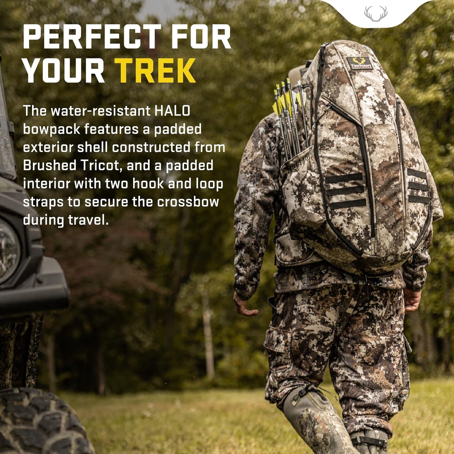 TenPoint HALO Bowpack, Veil Alpine - Easily Transport & Protect Your Crossbow - Fits Flatline 460, Havoc, Havoc XERO & Siege Models