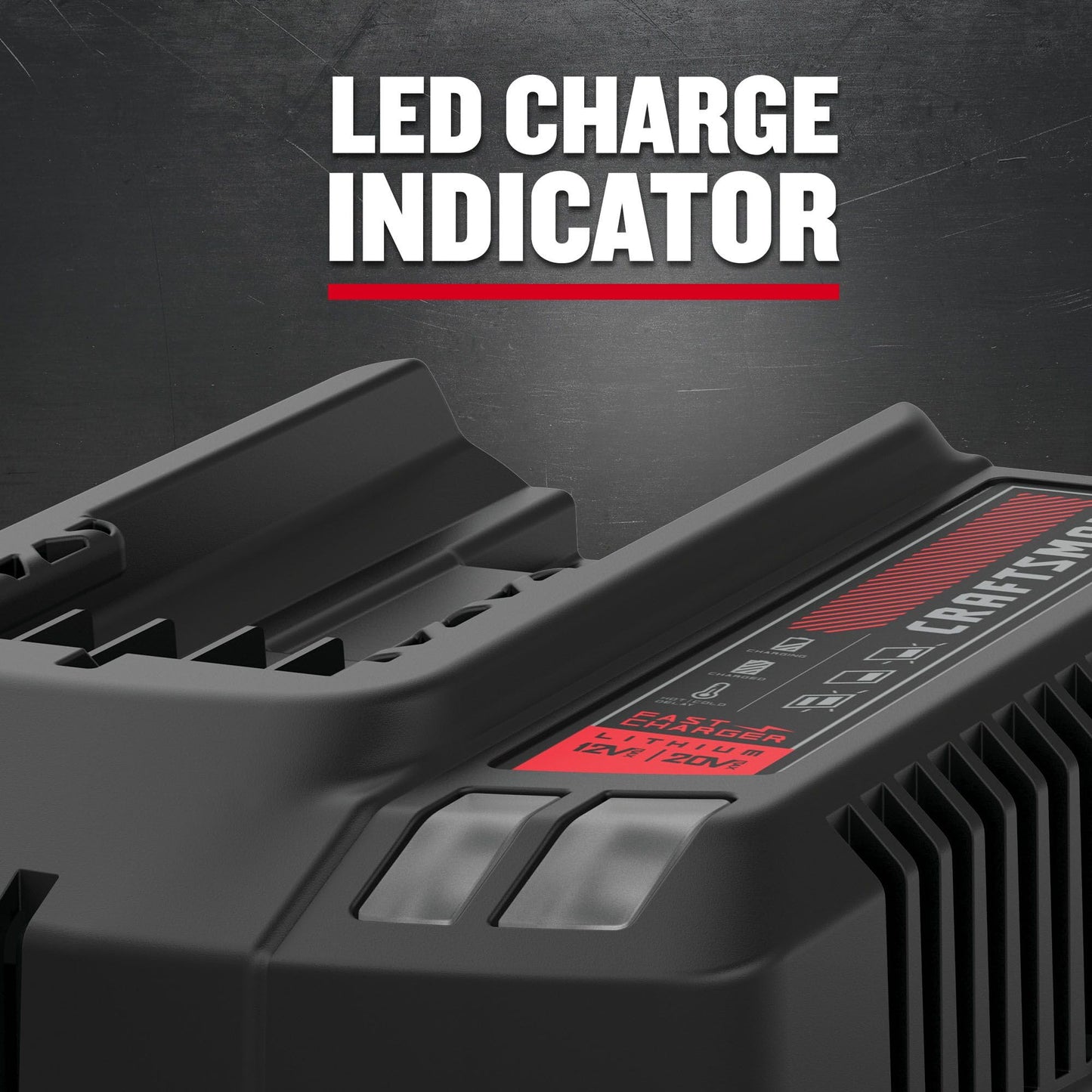 CRAFTSMAN 20V Power Tool Battery 2-Pack, Lithium-ion with Charger (CMCB204-2CK)