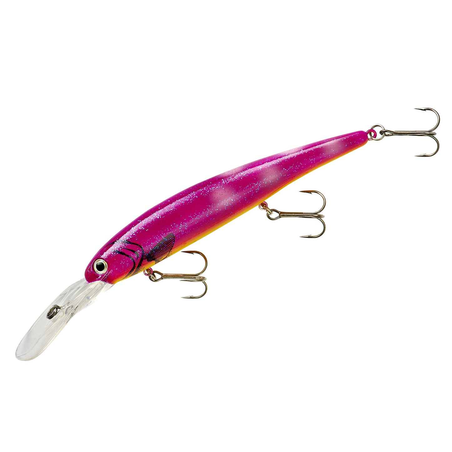 Bandit Lures 4 3/4-Inch Slender Minnow Jerkbait Trolls Up to 27 Feet Deep, Universal Color Patterns, 1 Piece
