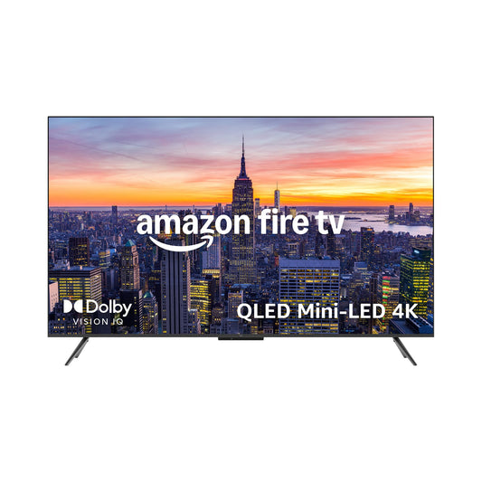 Amazon Fire TV 55" Omni Mini-LED Series, QLED 4K UHD smart TV, Dolby Vision IQ, 144hz gaming mode, Ambient Experience, hands-free with Alexa, 2024 release