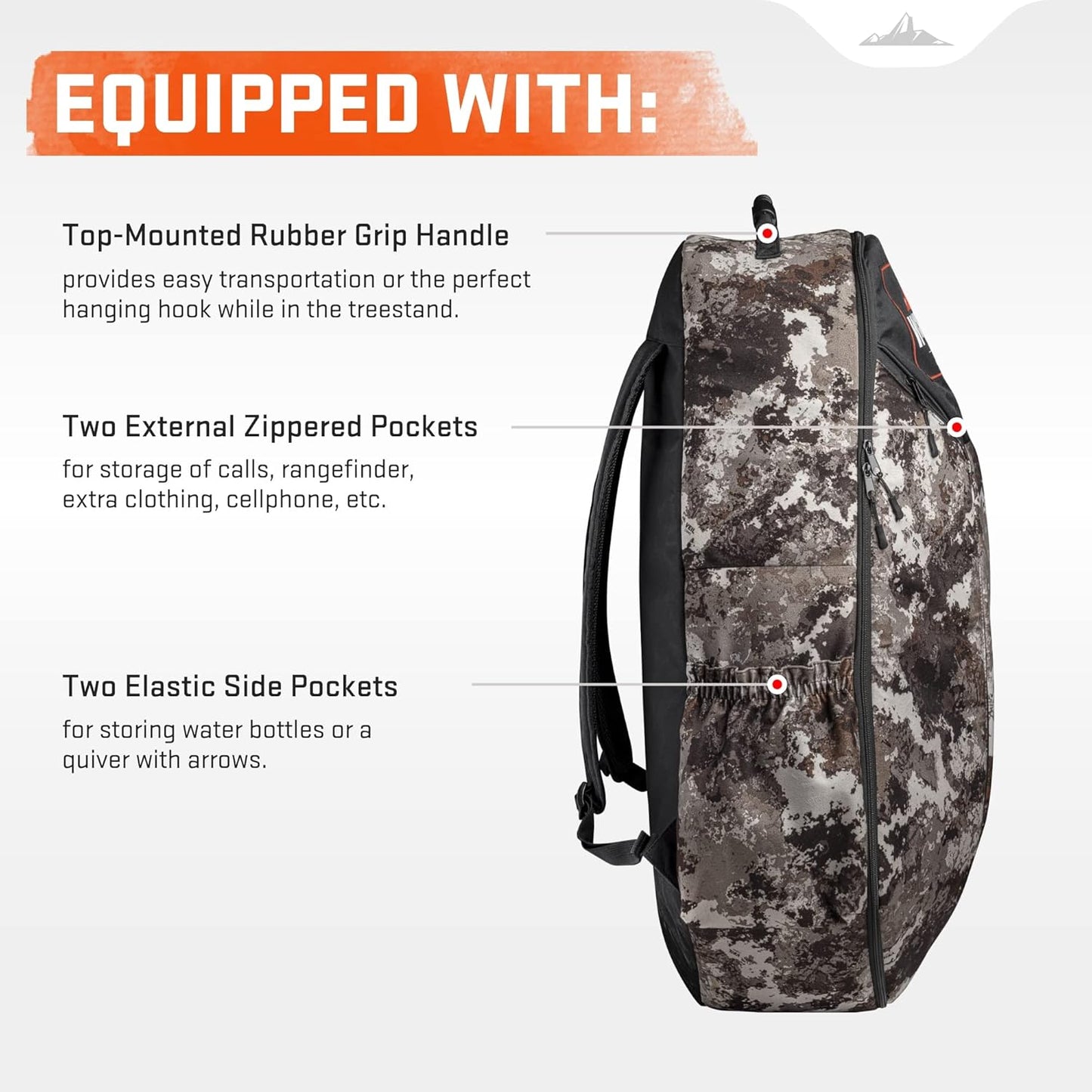Wicked Ridge by TenPoint Ambush Bowpack, Veil Alpine/Black - Easily Transport & Protect Your Crossbow