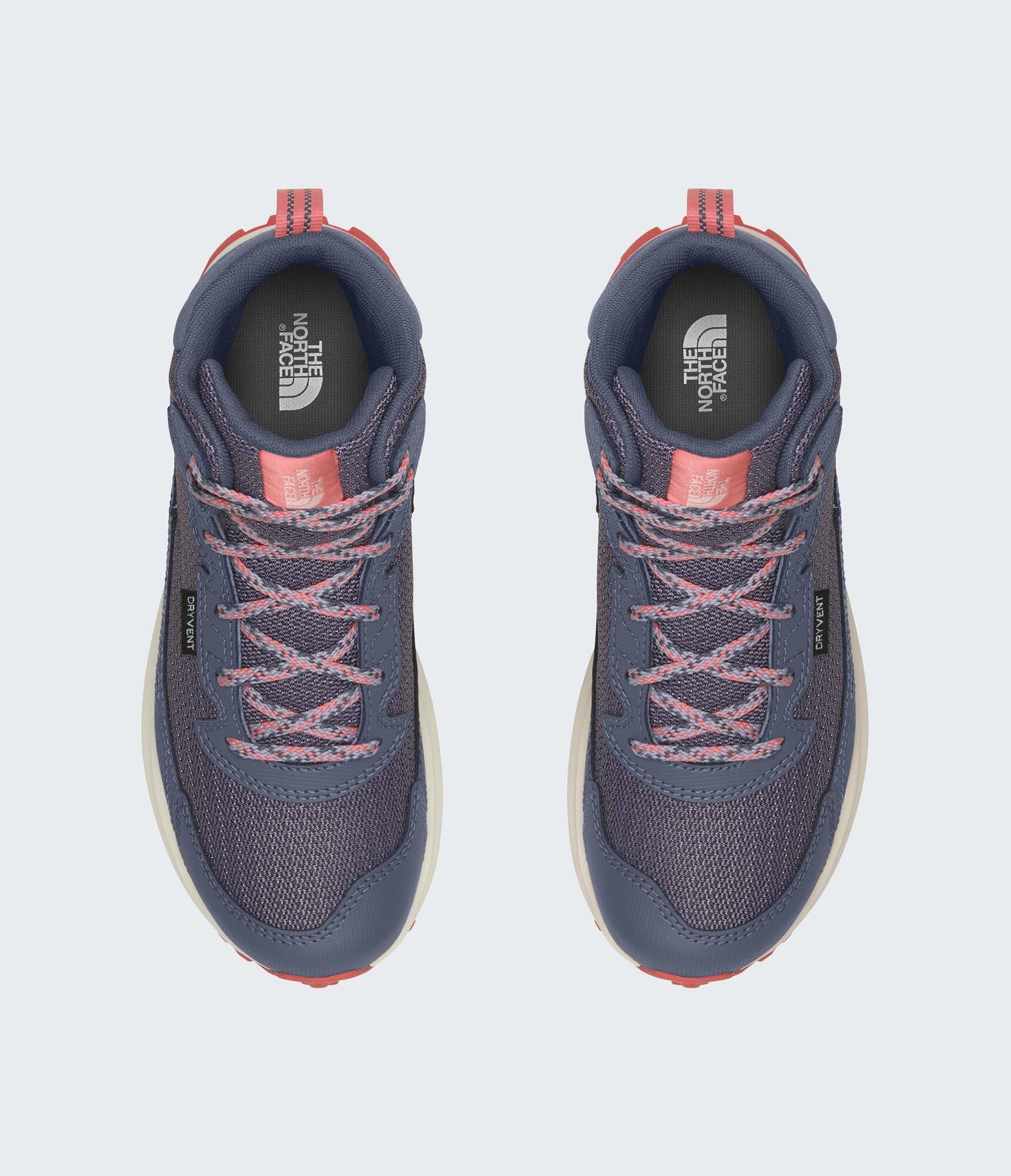 THE NORTH FACE Kids' Fastpack Hiker Mid Waterproof Shoe | Rockered Eva Midsole, Grippy Rubber Outsole