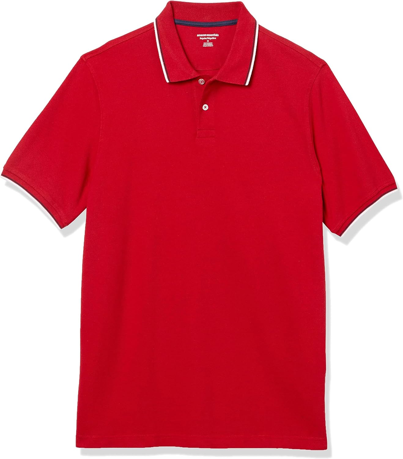 Amazon Essentials Men's Regular-Fit Short Sleeve Cotton Pique Polo Shirt (Available in Big & Tall)