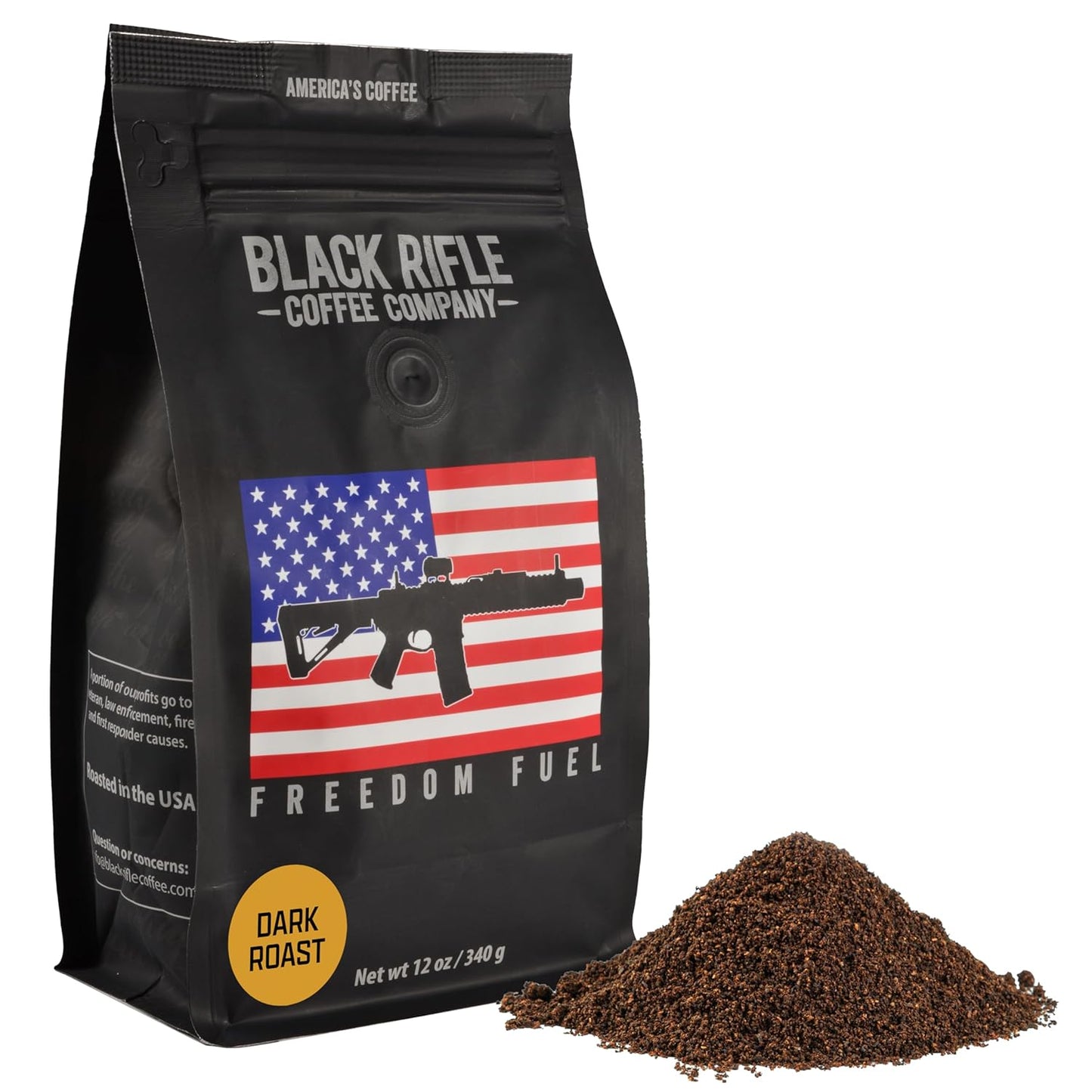 Black Rifle Coffee Company Tactisquatch Dark Roast Ground Coffee, 40 OZ Bag