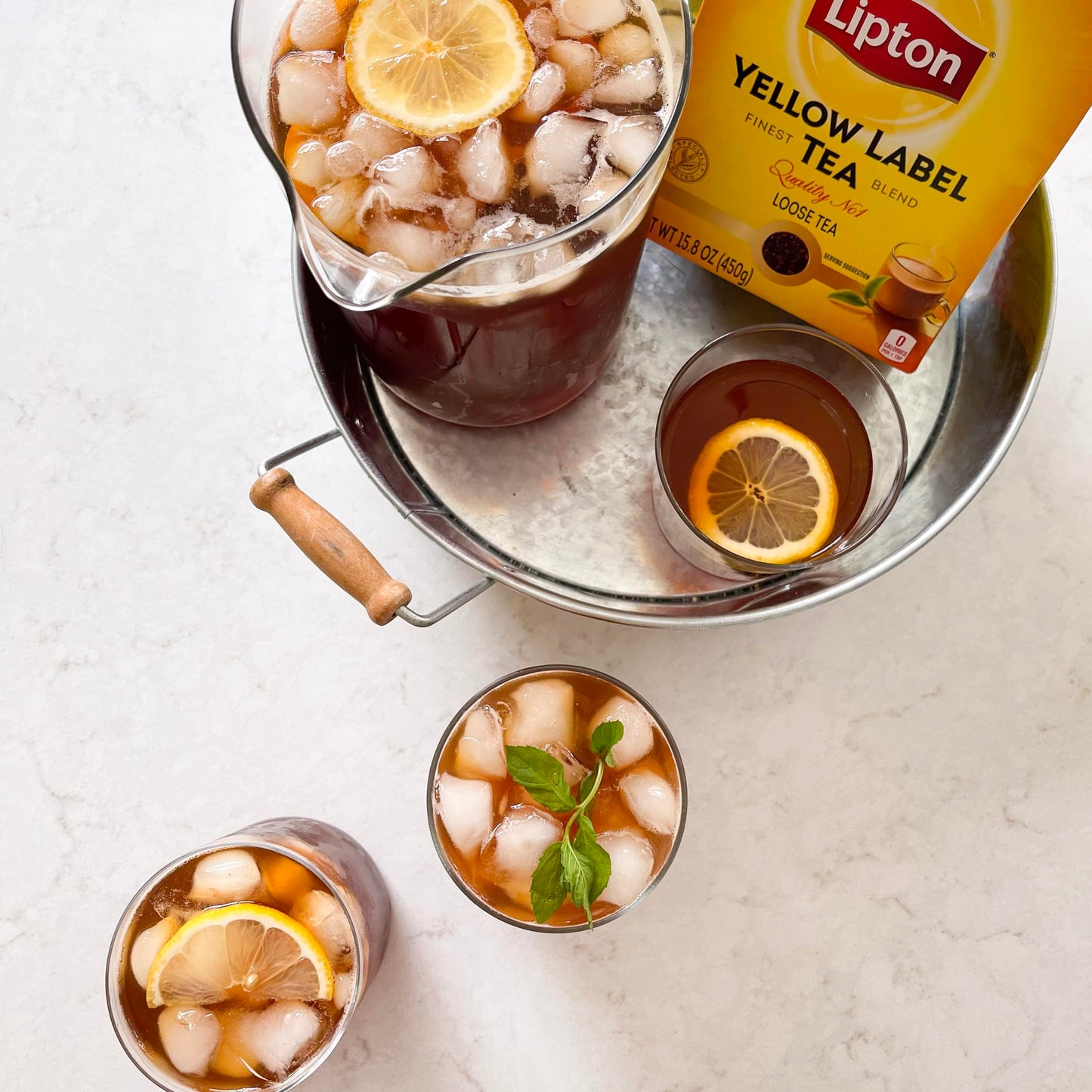 Lipton Yellow Label Tea | International Blend | Lipton Tea Bags |Black Tea| Premium Quality | 200 Grams (Pack of 1)