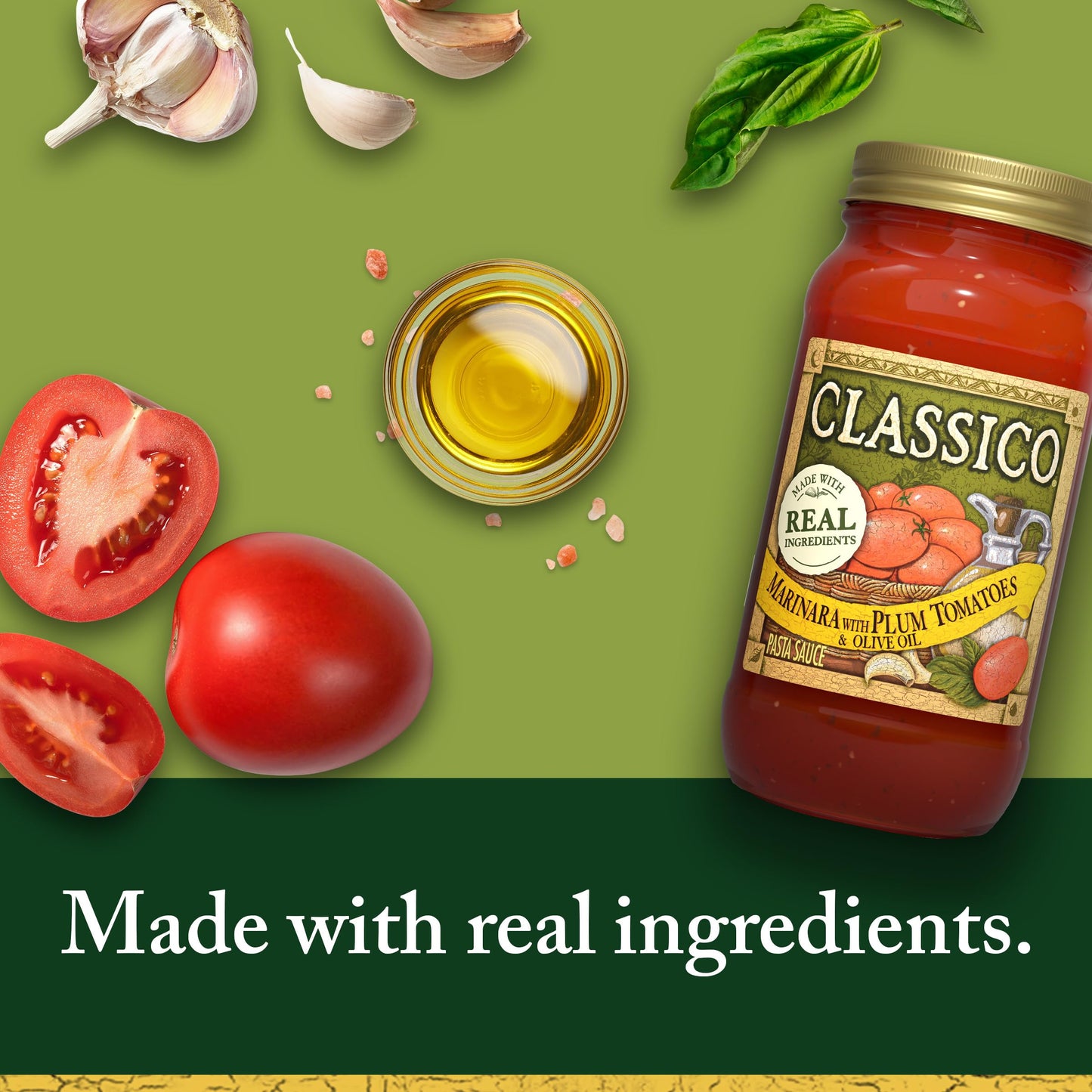 Classico Marinara with Plum Tomatoes & Olive Oil Pasta Sauce (24 oz Jar) (Pack of 3)