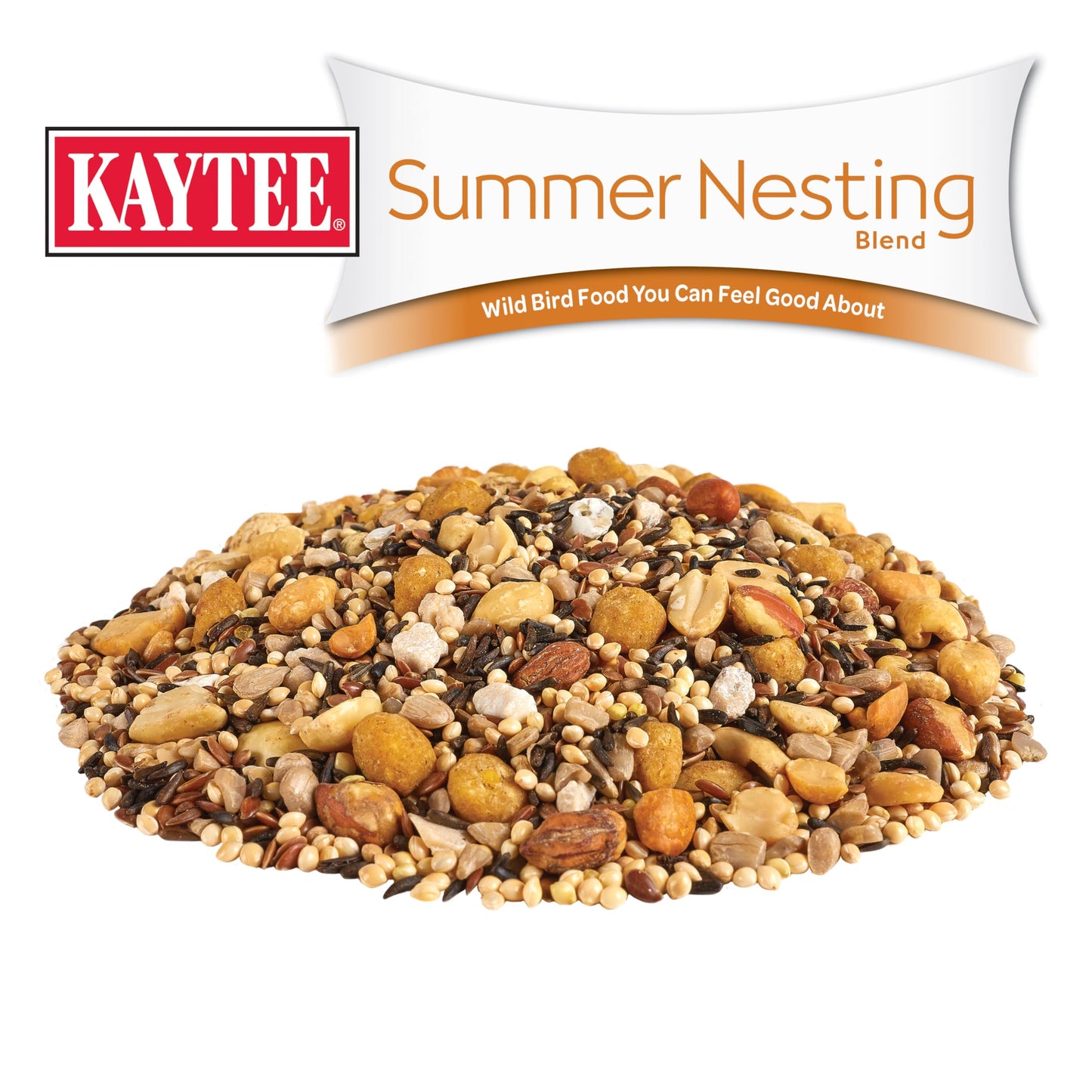 Kaytee Wild Bird Food, Summer Nesting Seed Blend, 8 lb