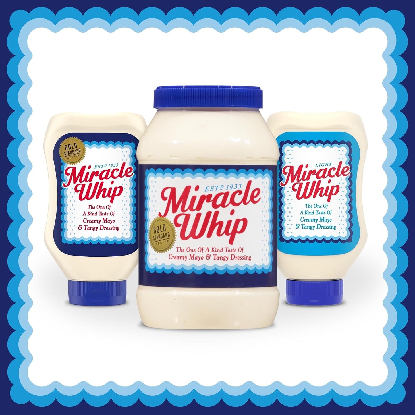 Miracle Whip Mayo-like Dressing, for a Keto and Low Carb Lifestyle, 30 fl oz Jar