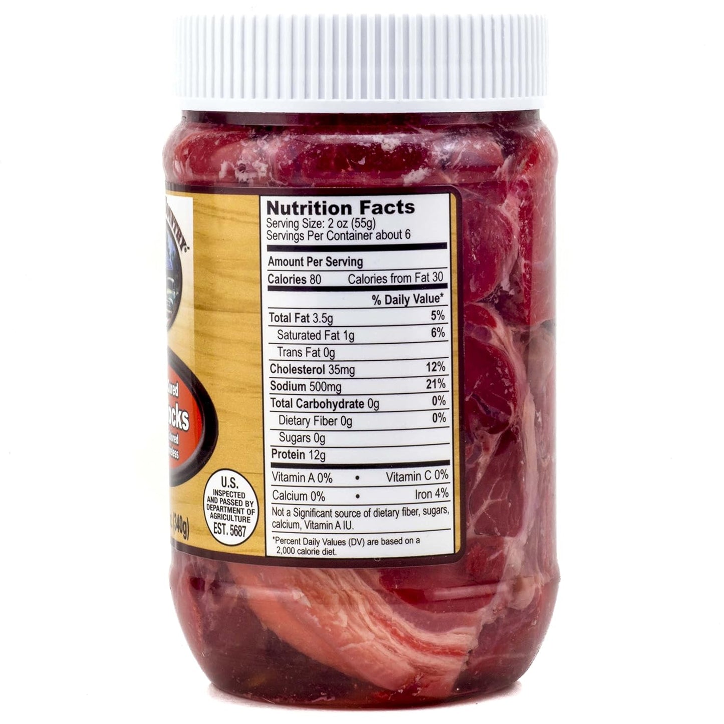 Backroad Country Pickled Cured Pork Hocks 12 Ounces Pack of 2