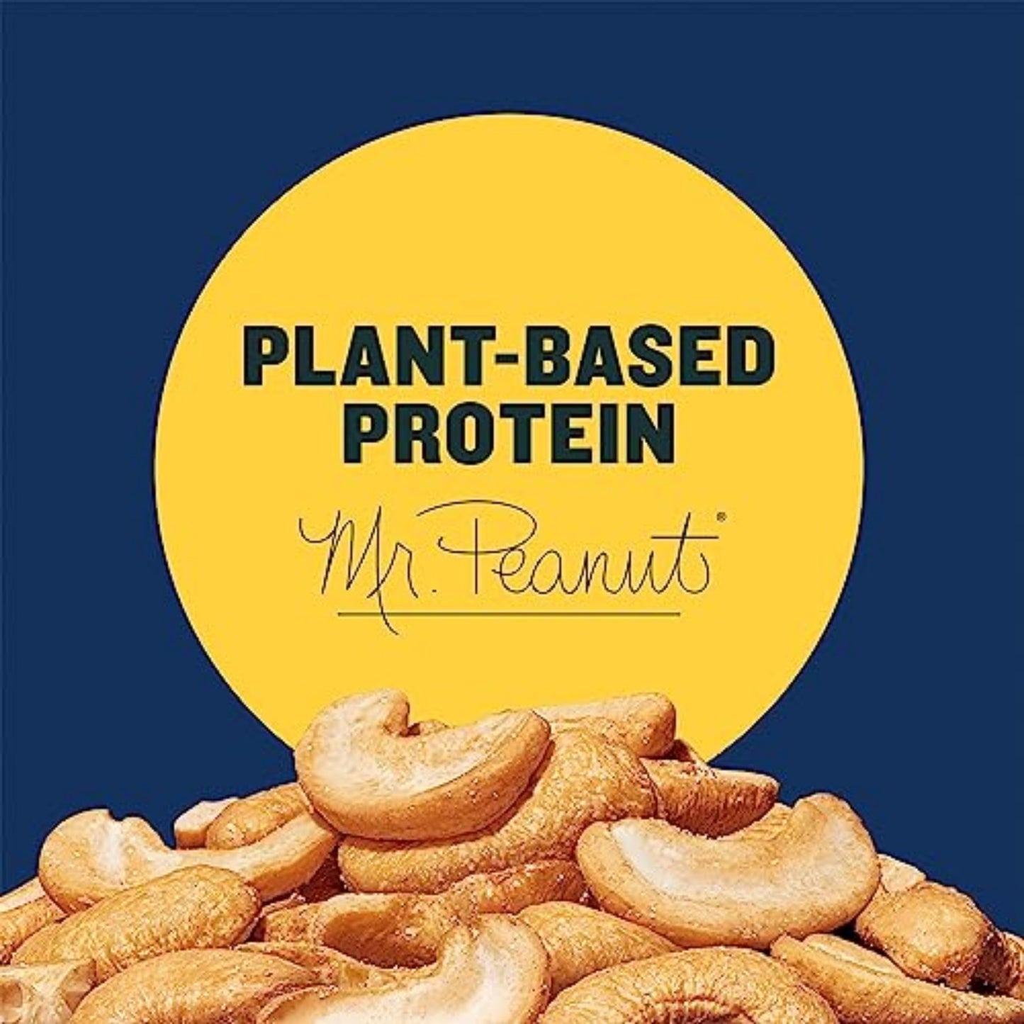 PLANTERS Deluxe Lightly Salted Cashews, Party Snacks, Plant-Based Protein, Quick Snack for Adults, After School Snack, Flavored with Sea Salt, Kosher, 1lb 2.25oz