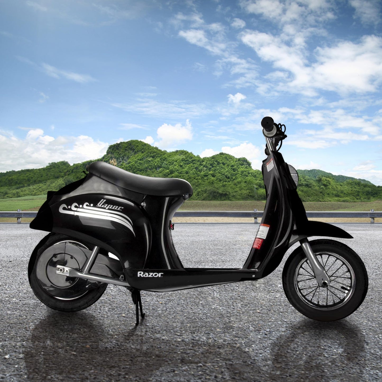 Razor Pocket Mod Miniature Euro 24V Electric Kids Ride On Retro Scooter