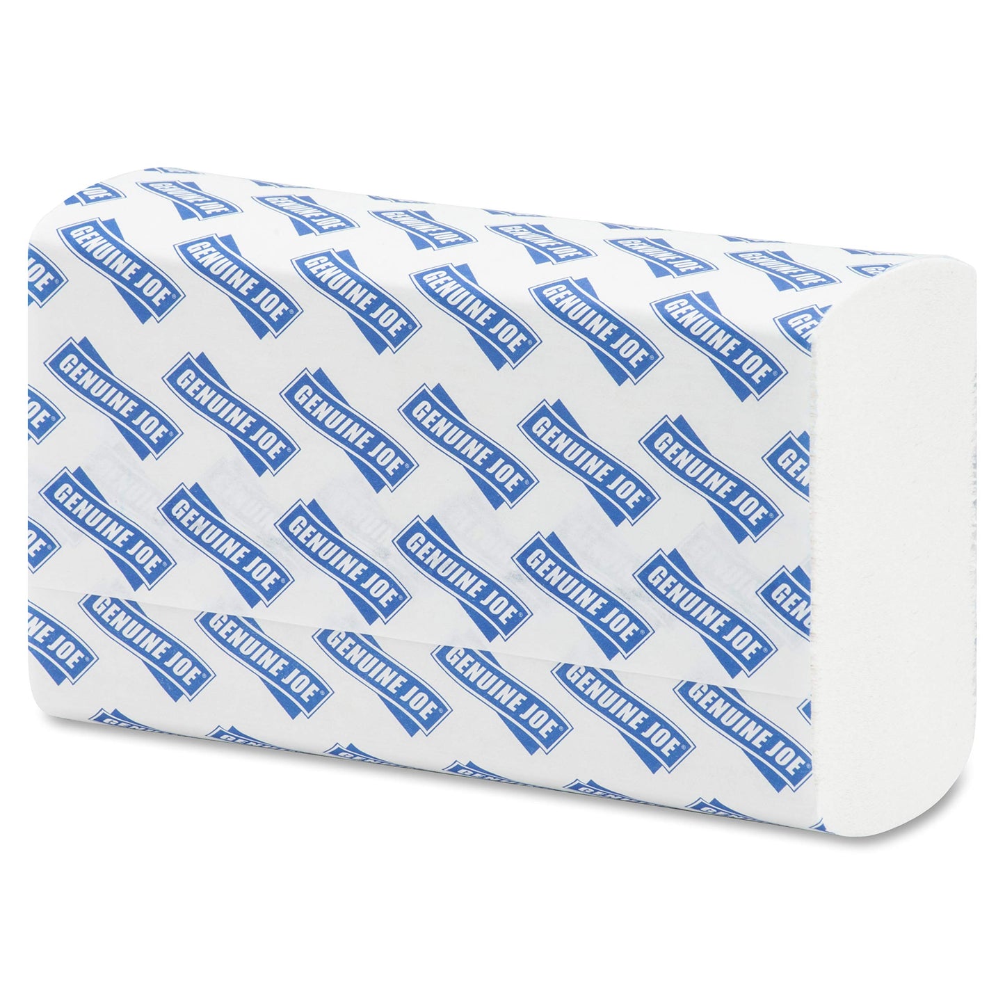 Genuine Joe Multifold Hand Towels, 9.5" x 9.10", 1-Ply, White, 250/Pack, 16 Count