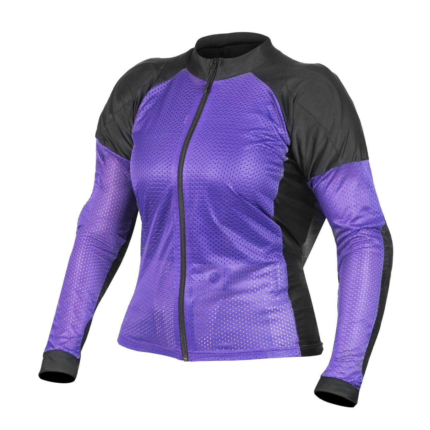 WICKED STOCK Mesh Armored Motorcycle Shirt - CE Level 2 Unisex Motorcycle Protective Shirt for Summer with Removable Padding