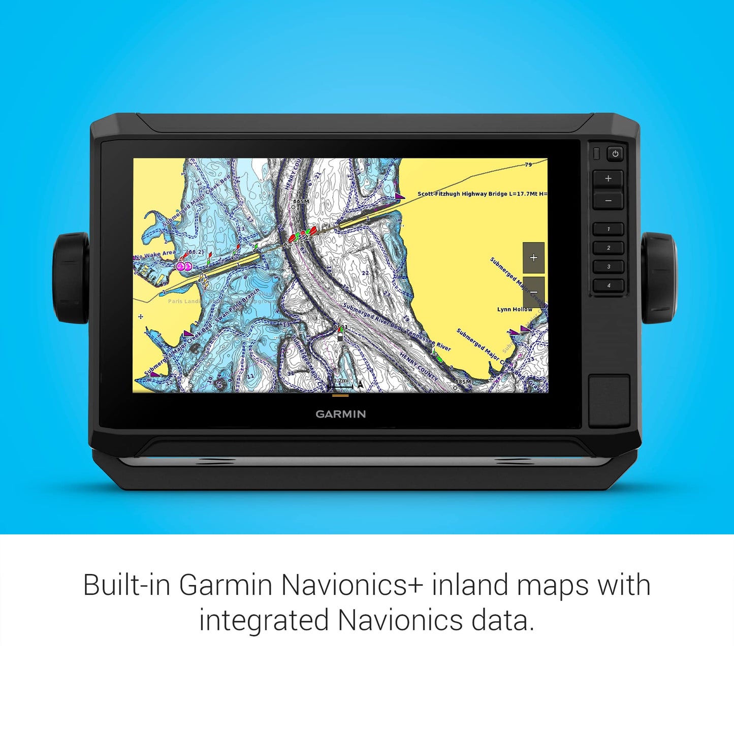 Garmin ECHOMAP UHD2 94sv with GT56 Transducer, 9" Touchscreen Chartplotter, Garmin Navionics+ U.S. Coastal
