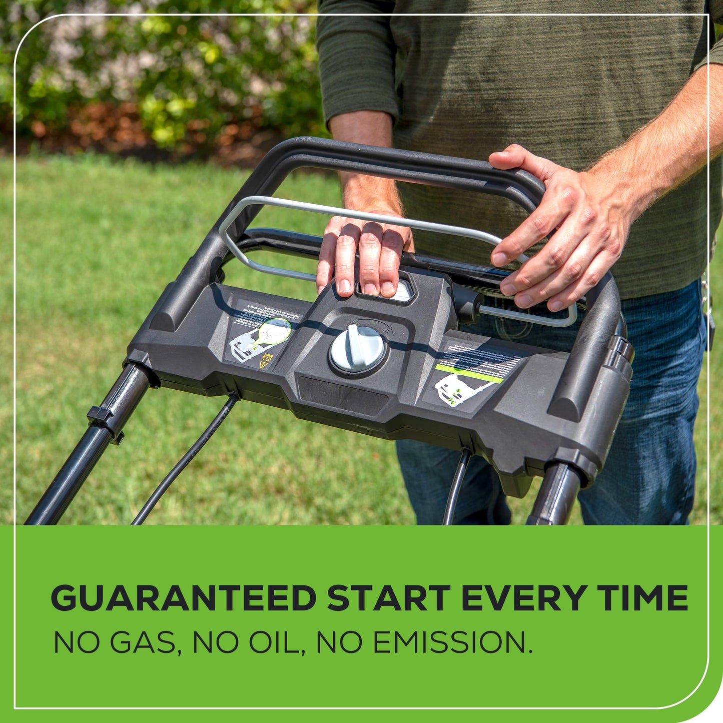 Greenworks 40V 16" Cordless Lawn Mower, Ultra-Light Push Mower with 4.0Ah Battery & Charger(75+ Tool Compatibility, 45Min Runtime)
