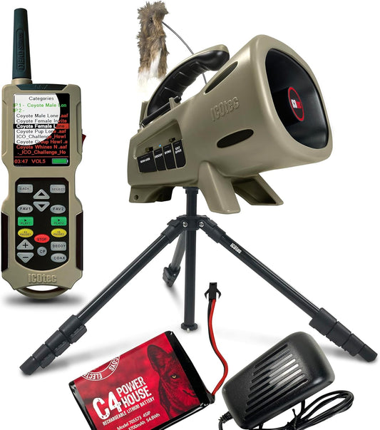 Icotec Outlaw+ Professional Call with C4 Lithium Battery and Tripod from