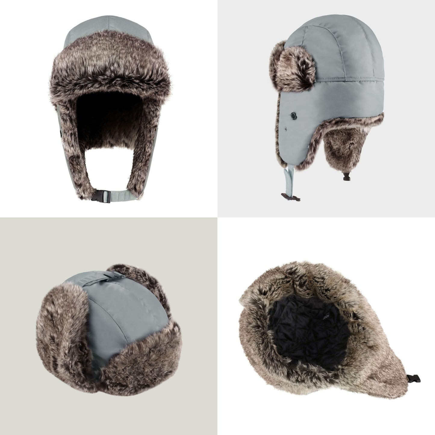 CHOK.LIDS Waterproof Winter Trappers Unisex Premium Strength Ushanka Ear Flap Chin Strap Cold Weather Outdoor
