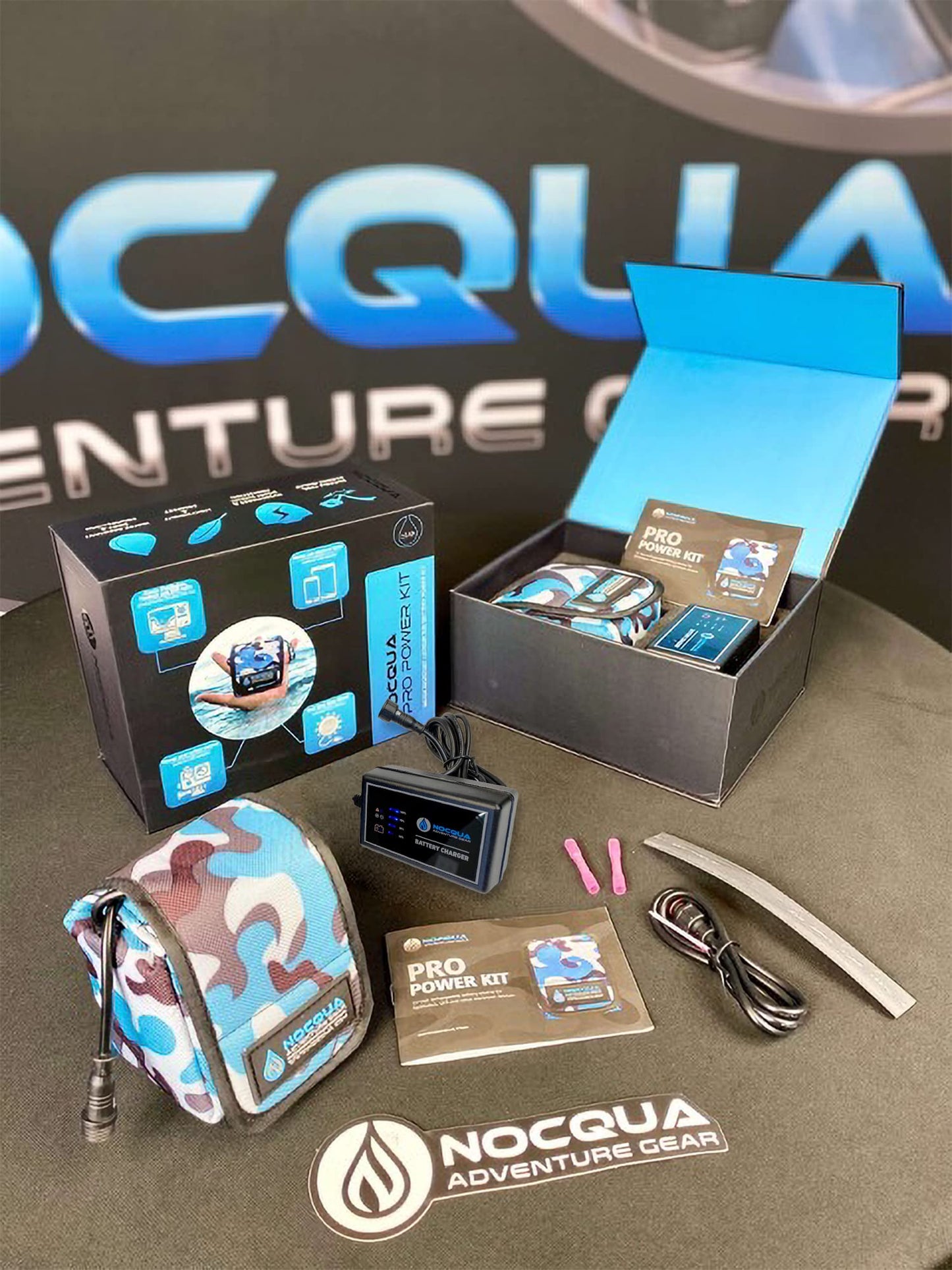Pro Power Water-Resistant Battery & Charger Kit - Compatible with GPS, Depth & Fish Finders, & Most 12 Volt Electronics