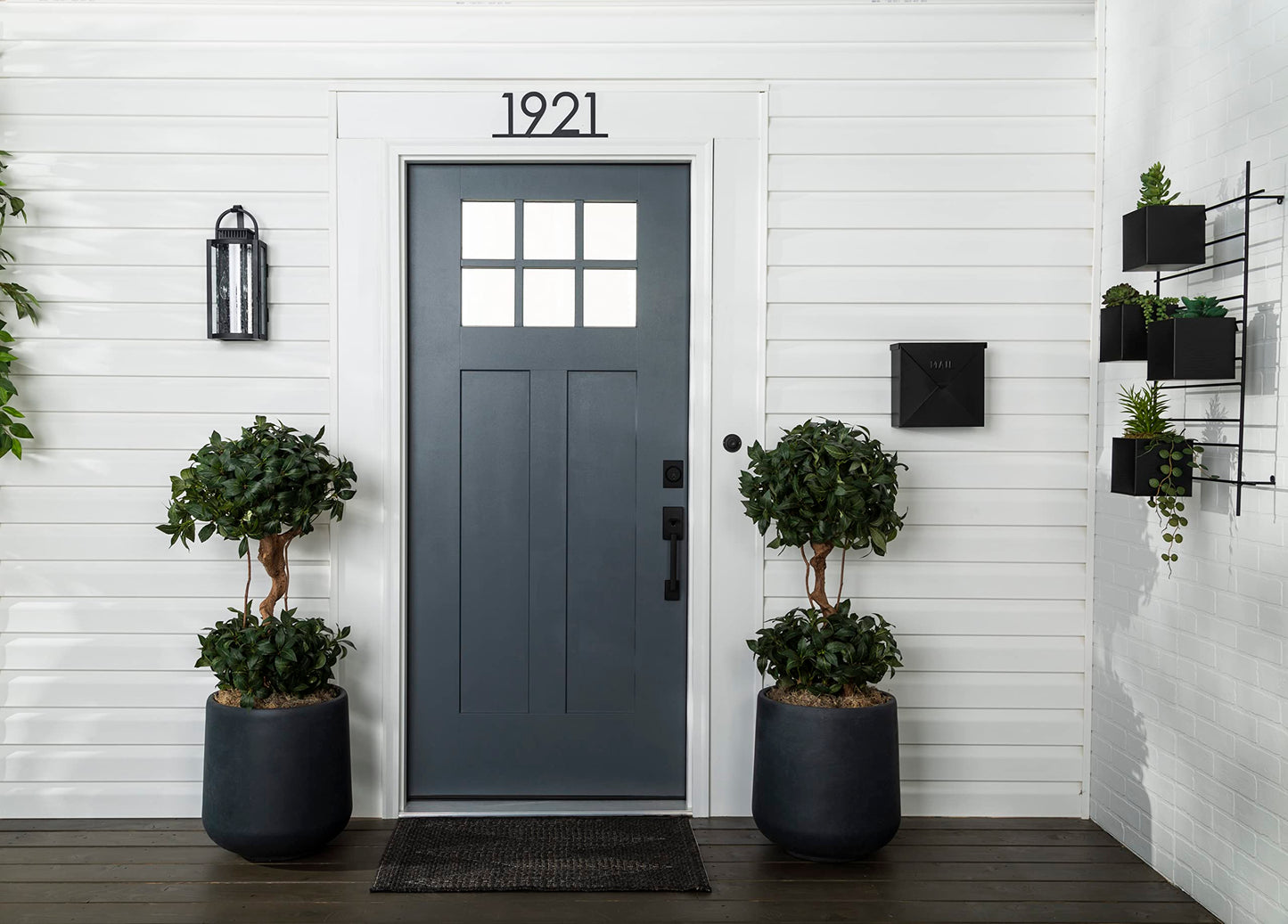 Rust-Oleum 369383 Advanced Dry Door & Trim Paint, Quart, Satin Black
