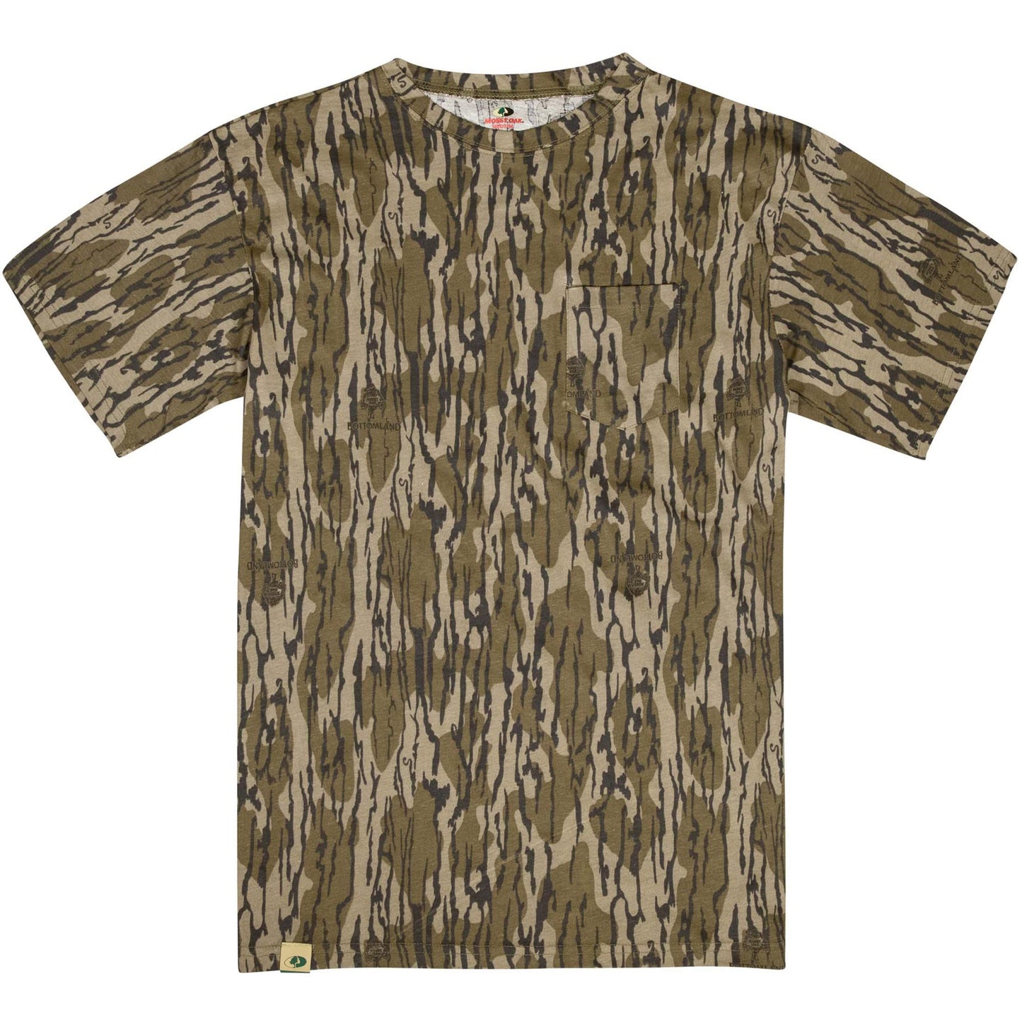 Mossy Oak Mens Camo Hunting Shirt Short Sleeve Cotton