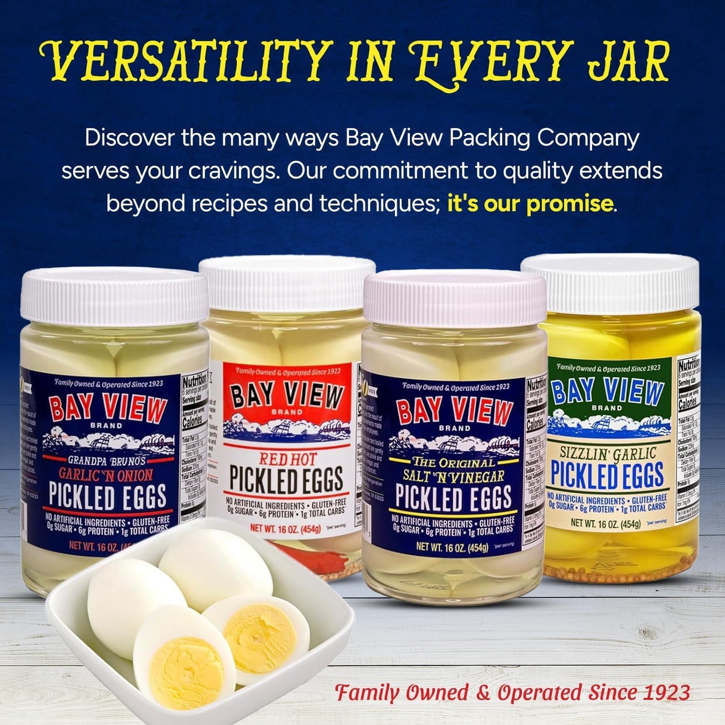 Bay View Smoked Pickled Polish Sausage, No MSG, Gluten Free, No Soy, 0g Sugar, 7g Protein, Hardwood Smoked, Mouthwatering Pickled Snack (Mild Bologna, 8oz)