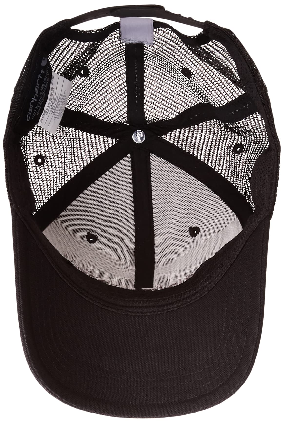 Carhartt Men's Canvas Mesh-Back Logo Graphic Cap