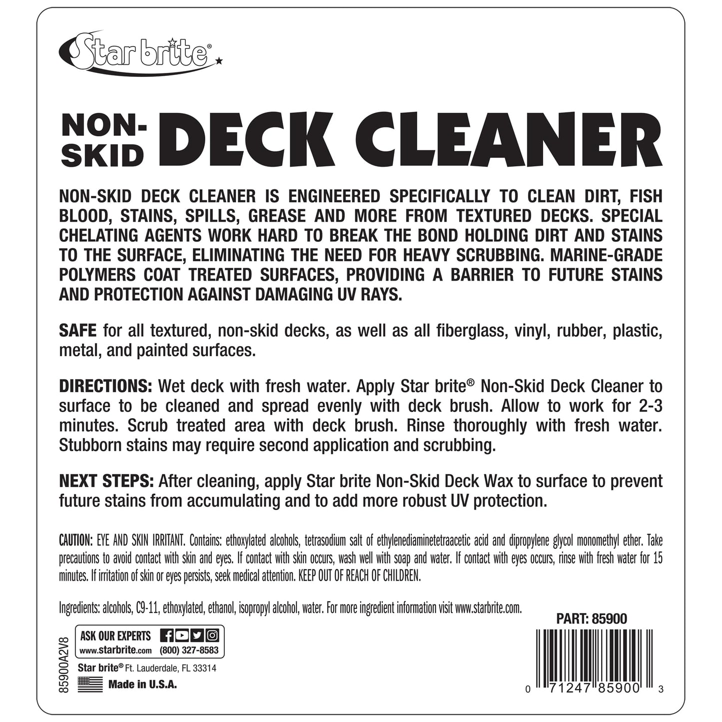 STAR BRITE Salt Off Concentrate - 1 Gallon - Ultimate Salt Remover Wash & Marine Engine Flush for Boats, Vehicles, Trailers, and More (093900N)