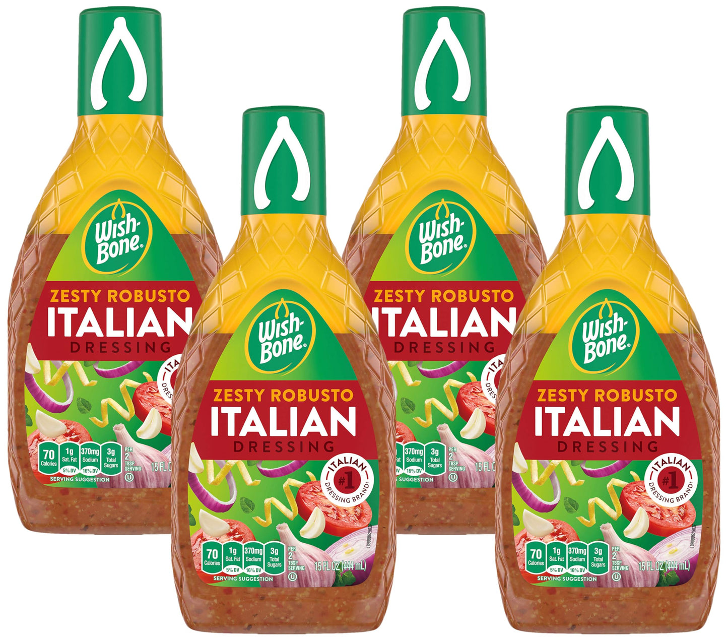 Wish-Bone Zesty Robusto Italian Salad Dressing, 15 FL OZ