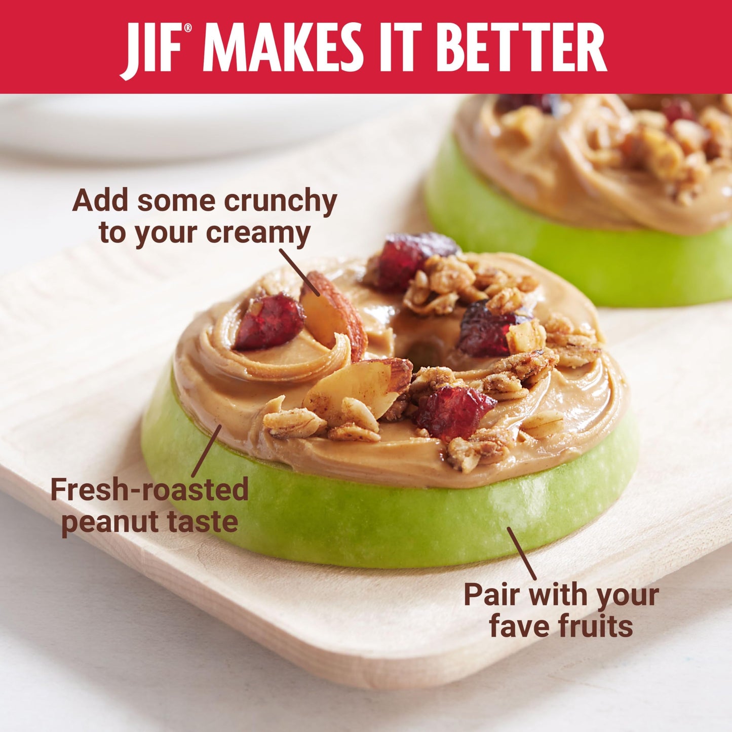 Jif Creamy Peanut Butter, 16 Ounces (Pack of 3)