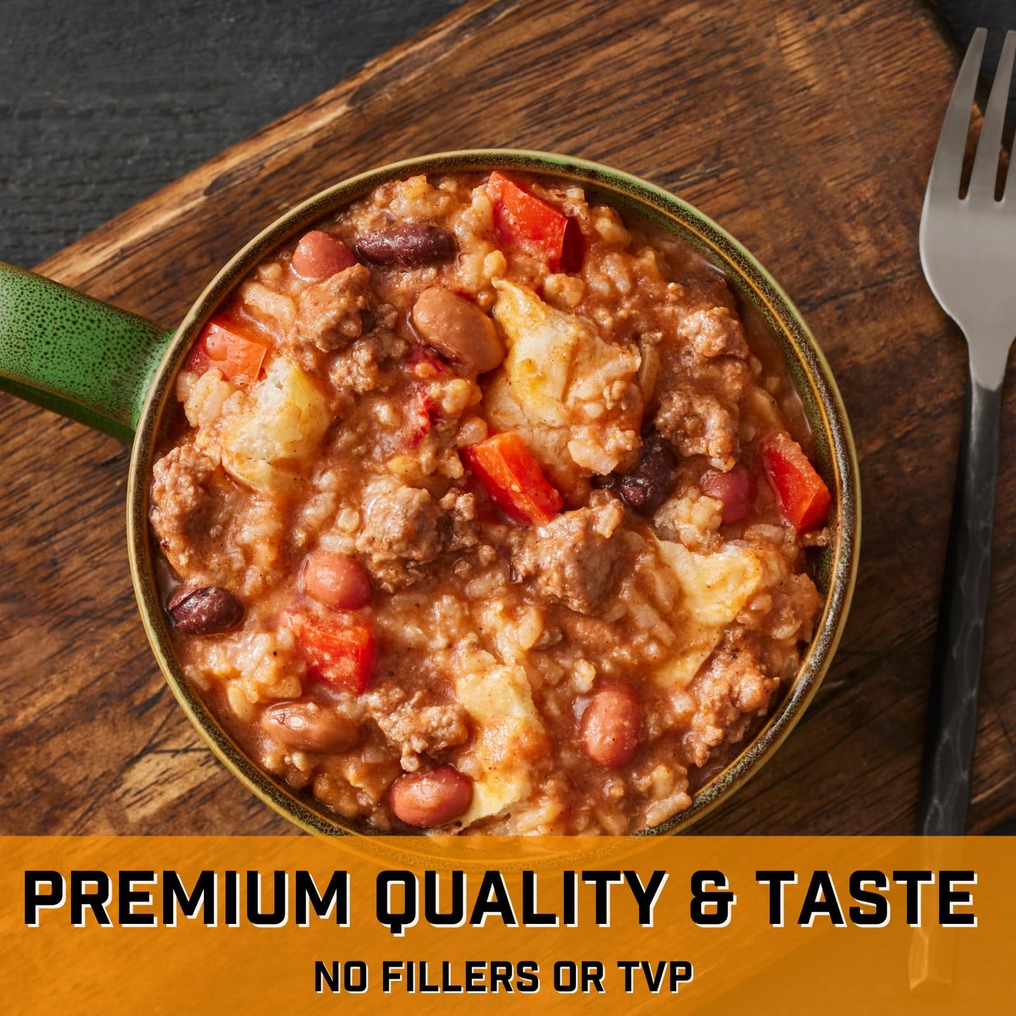 Peak Refuel Backcountry Bison Bowl | Chad Mendes Signature Meal | Premium Freeze-Dried Variety Meals | Hunting, Survival, Camping, Backpacking Food | High-Protein Game Meats | MRE | Made in USA