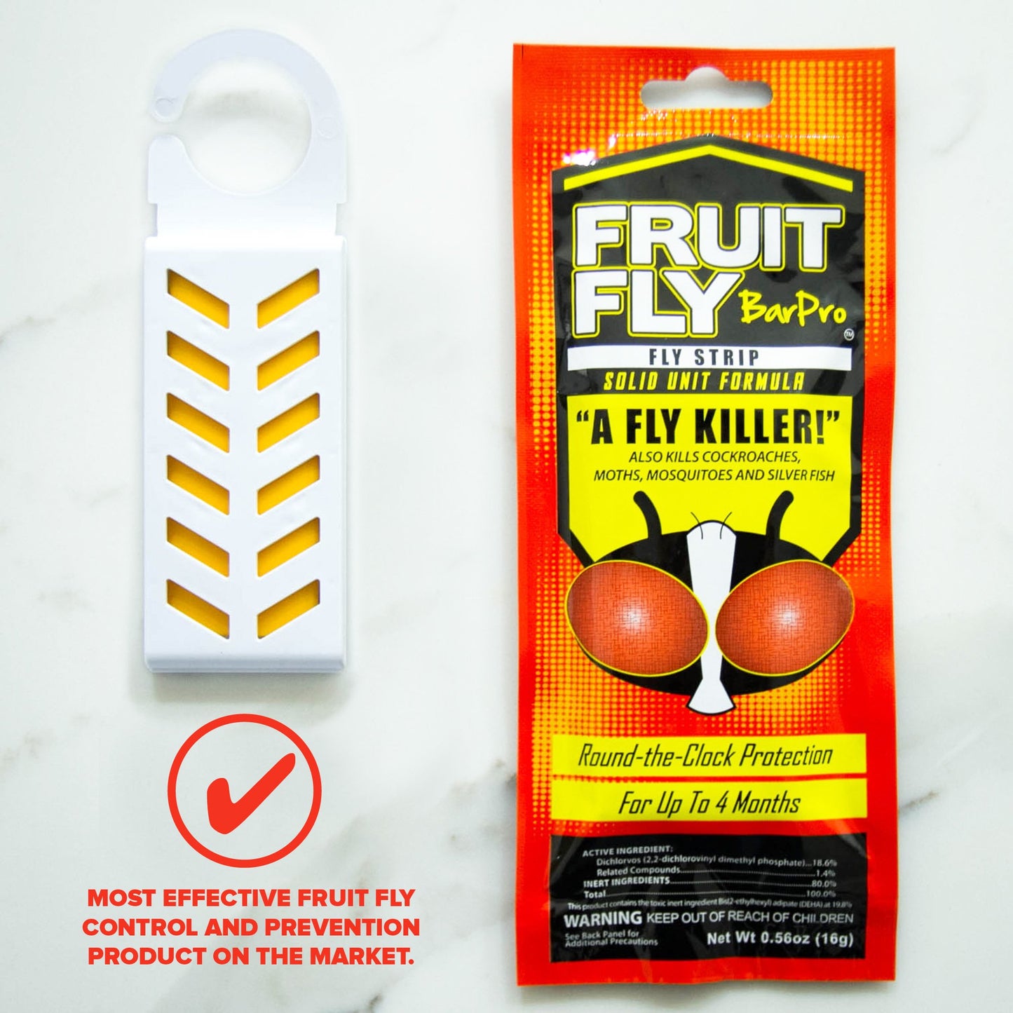 – 4 Month Protection Against Flies, Cockroaches & Other Pests. Fly Traps for Indoors/Outdoor. Better Than Mosquito Zapper