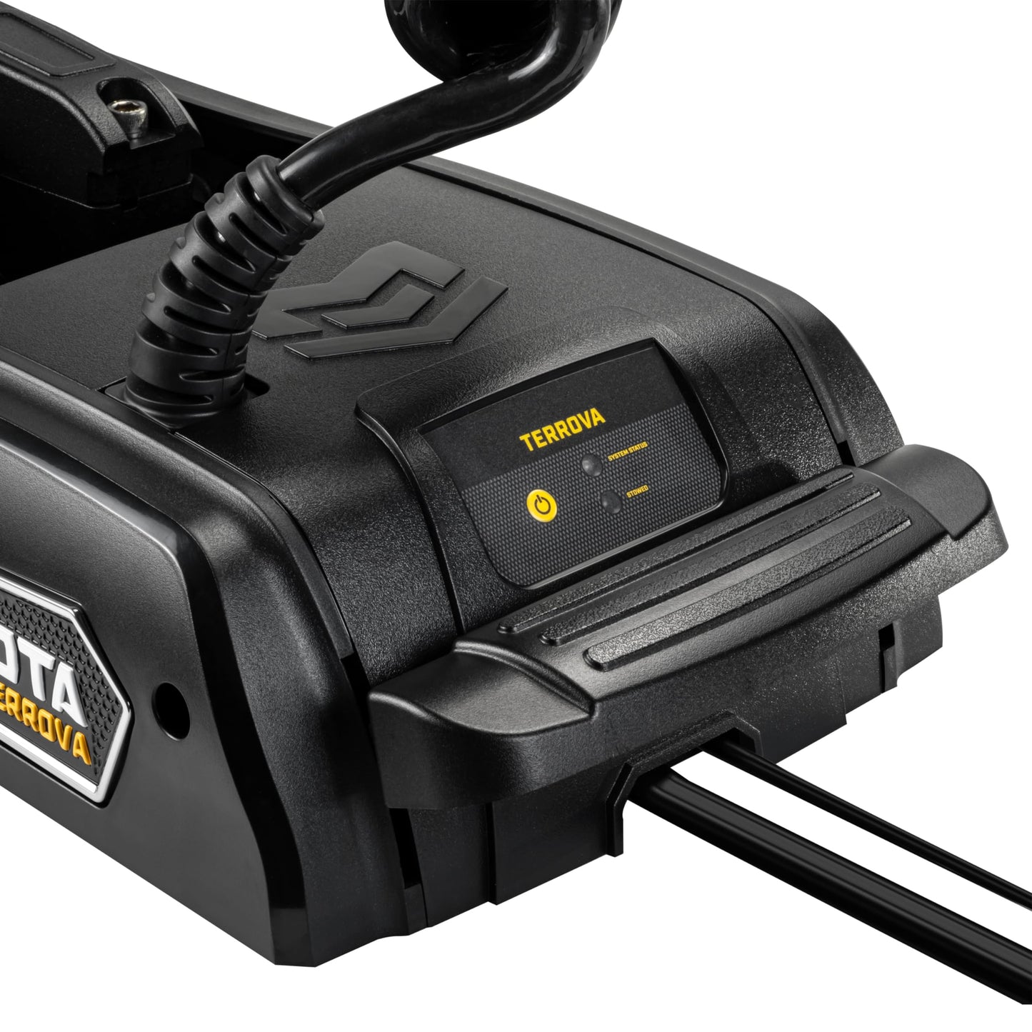Minn Kota Terrova QUEST Brushless Bow-Mount Electric Trolling Motor with MEGA Side Imaging – 90/115 Lb. Thrust, 45 In. Shaft, Freshwater