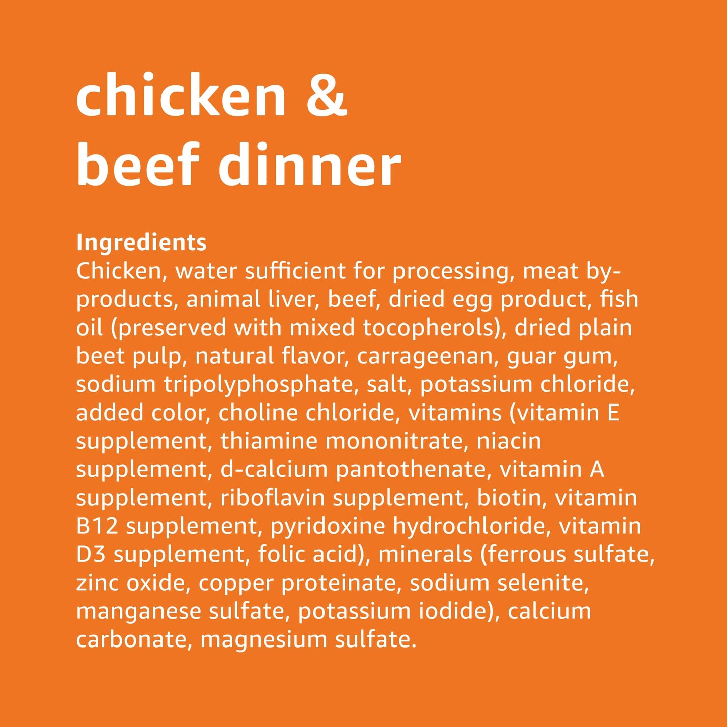 Amazon Basics Puppy Chopped Ground Dinner Canned Dog Food, with Chicken & Beef, 13.2oz (Pack of 12)