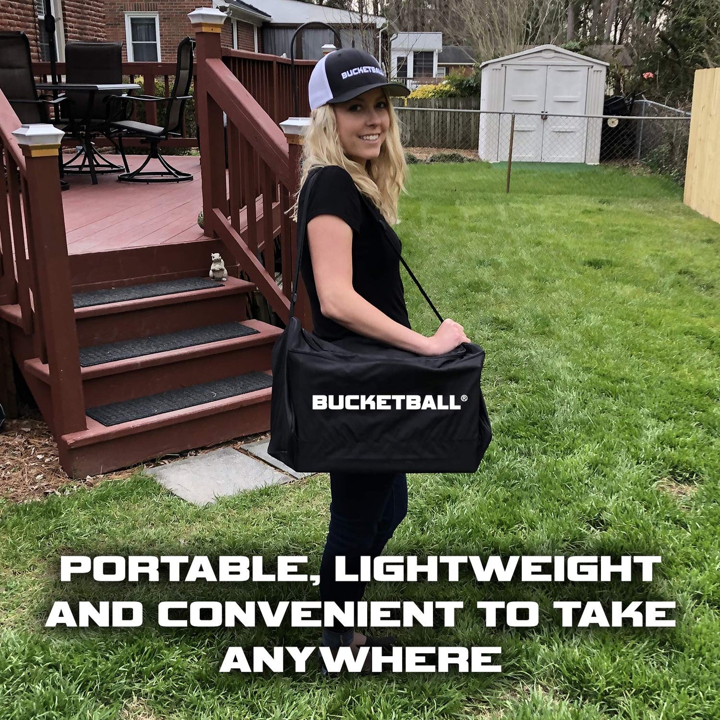 BucketBall | Beach Edition Party Pack | Ultimate Beach, Pool, Yard, Camping, Tailgate, BBQ, Lawn, Water, Indoor, Outdoor Game – Best Gift Toy for Adults, Girls, Boys, Teens, Family