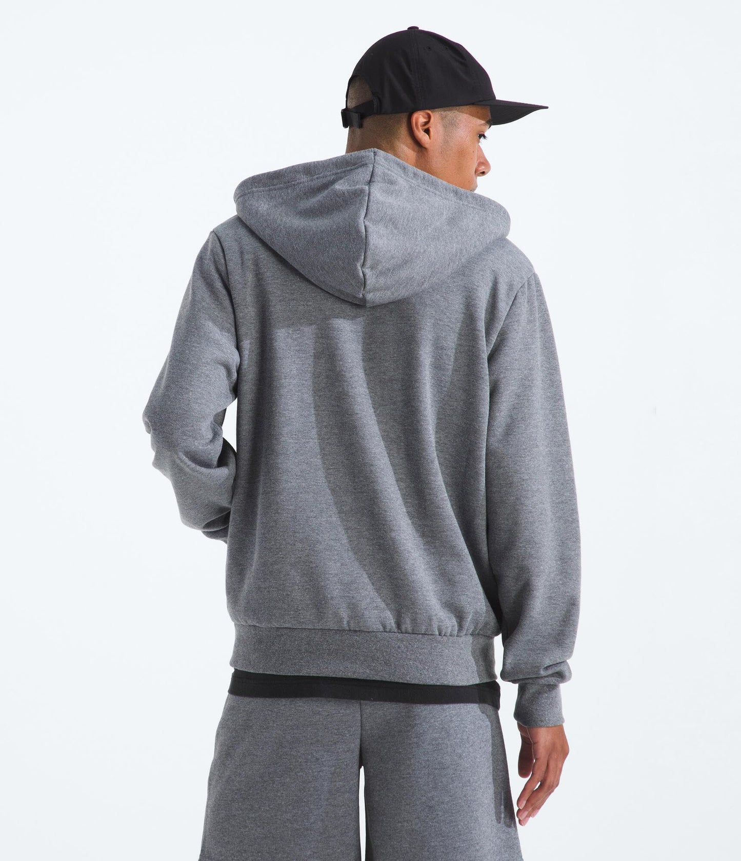 THE NORTH FACE Men's Evolution Simple Dome Full Zip Hoodie | 2 Piece Hood With Adjustable Drawcord, Classic Logo