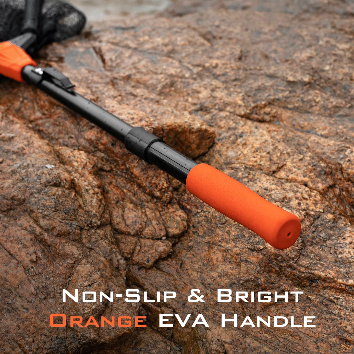 KastKing Pontus Fishing Net, Foldable & Lightweight Landing Net with Built in Length Scale, Strength Aluminum Handle, Fishing Gear and Gift for Men