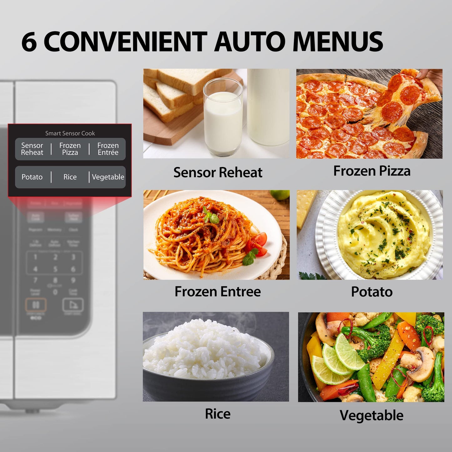 TOSHIBA Small Microwave Oven with 11 Power Levels, Sound On/Off & Eco Mode, Cu Ft, 700W, Black, MM-EM07PA(BK), ChefDefrost-0.7 Cu.Ft