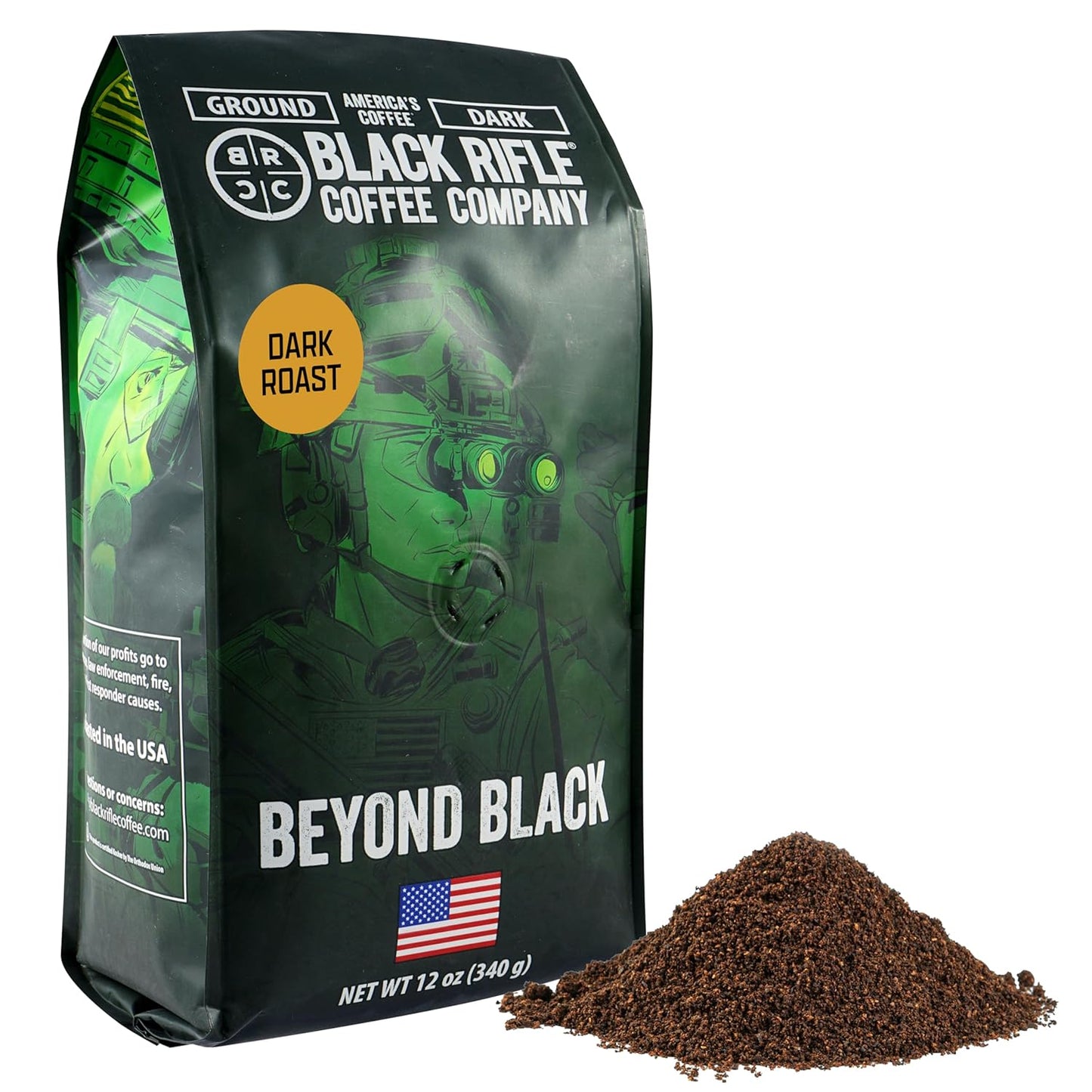 Black Rifle Coffee Company Tactisquatch Dark Roast Ground Coffee, 40 OZ Bag