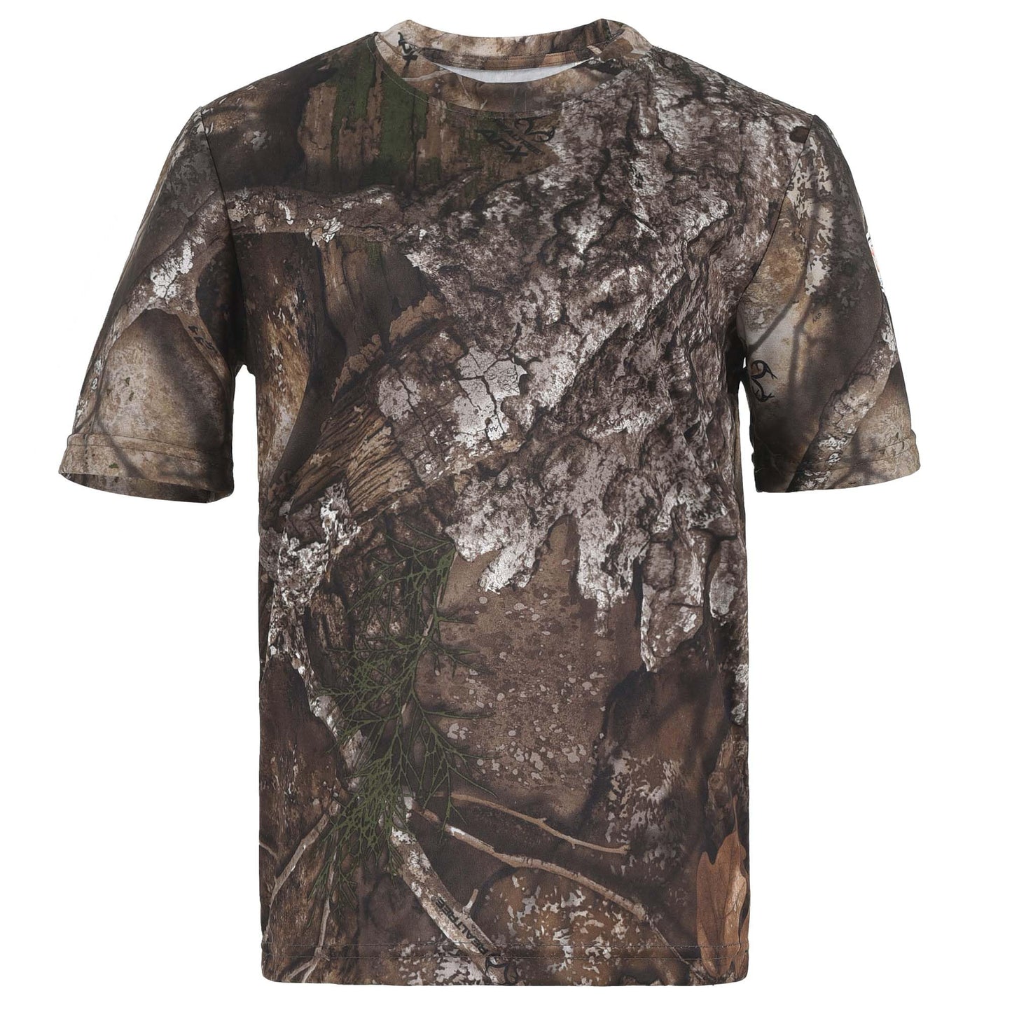 Youth Camouflage Short Sleeve Crewneck Shirt for Boys and Girls