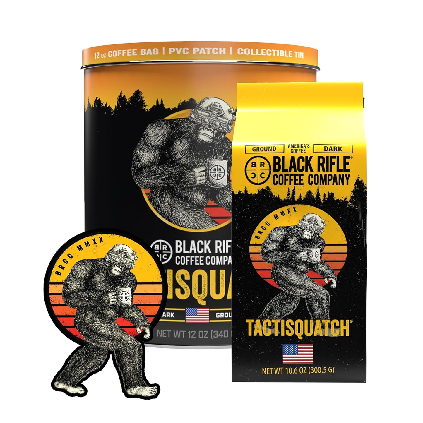 Black Rifle Coffee Company Tactisquatch Dark Roast Ground Coffee, 40 OZ Bag
