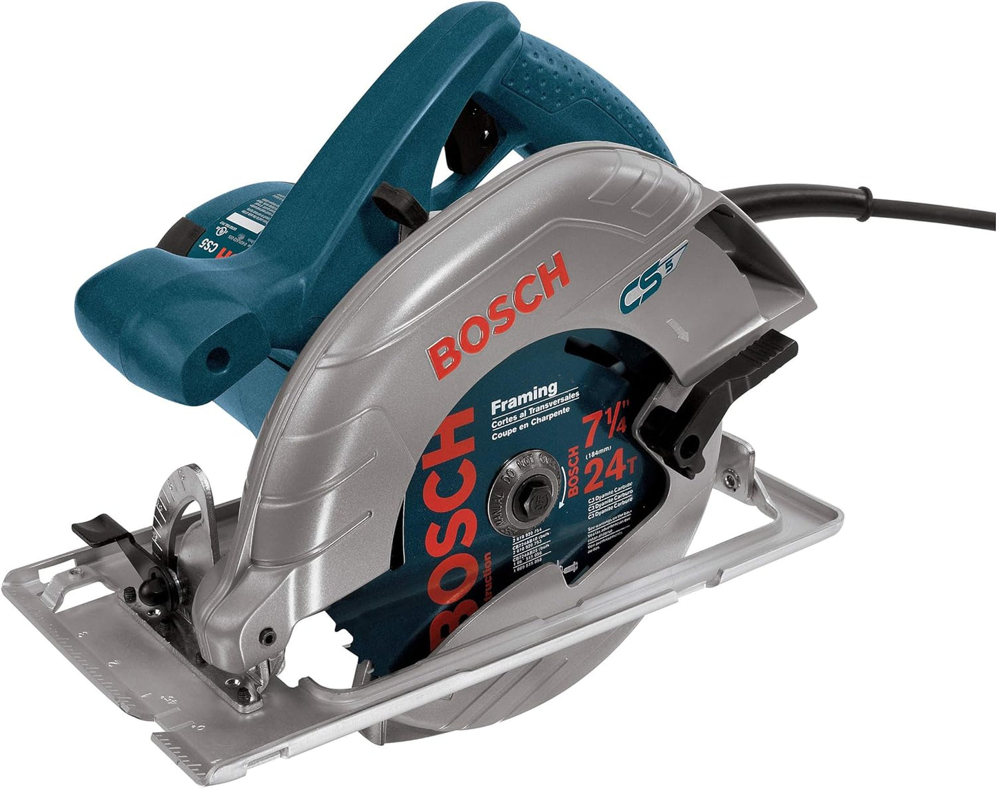 BOSCH CS5 120-Volt 7-1/4-Inch Circular Saw, Bosch Blue