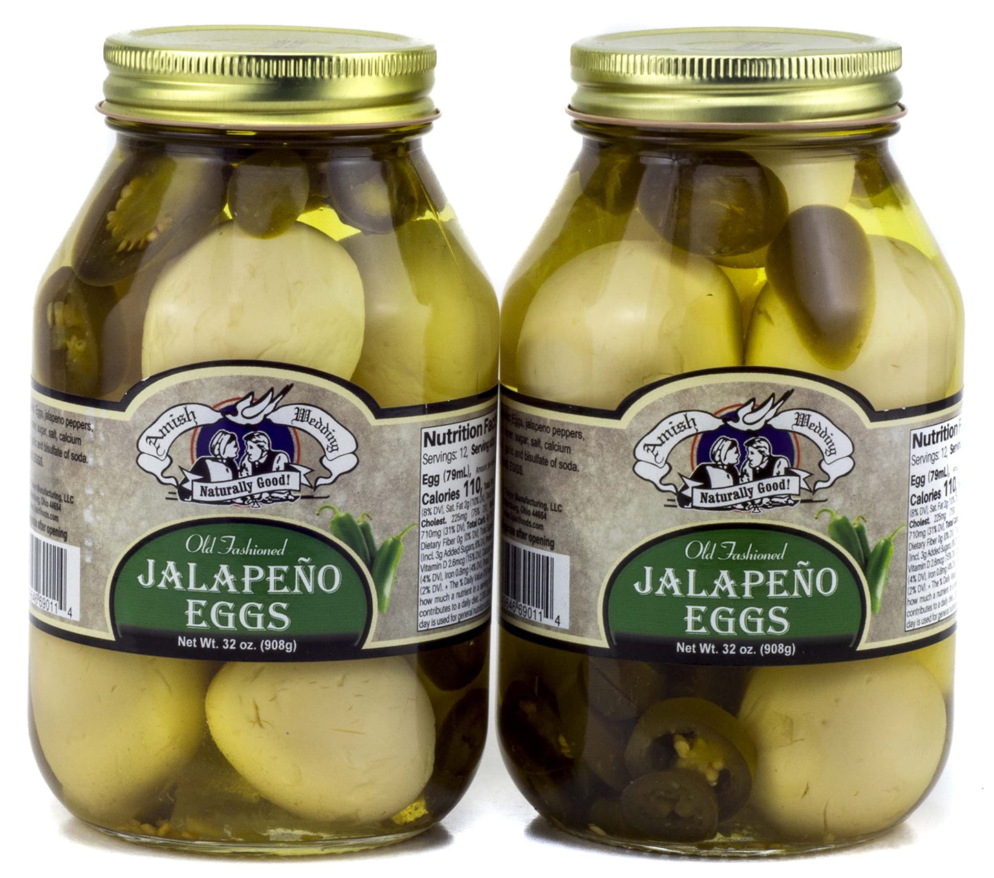 Amish Wedding Pickled Eggs 32oz (Pack of 2)