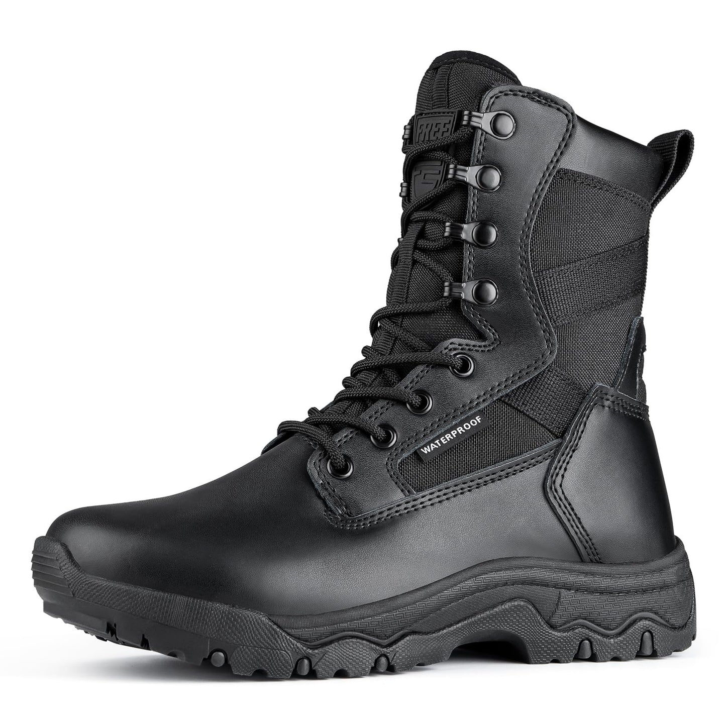 FREE SOLDIER Women’s Tactical Boots 8 Inches Lightweight Combat Boot Durable Military Work Outdoors Boots Desert Boot for Women
