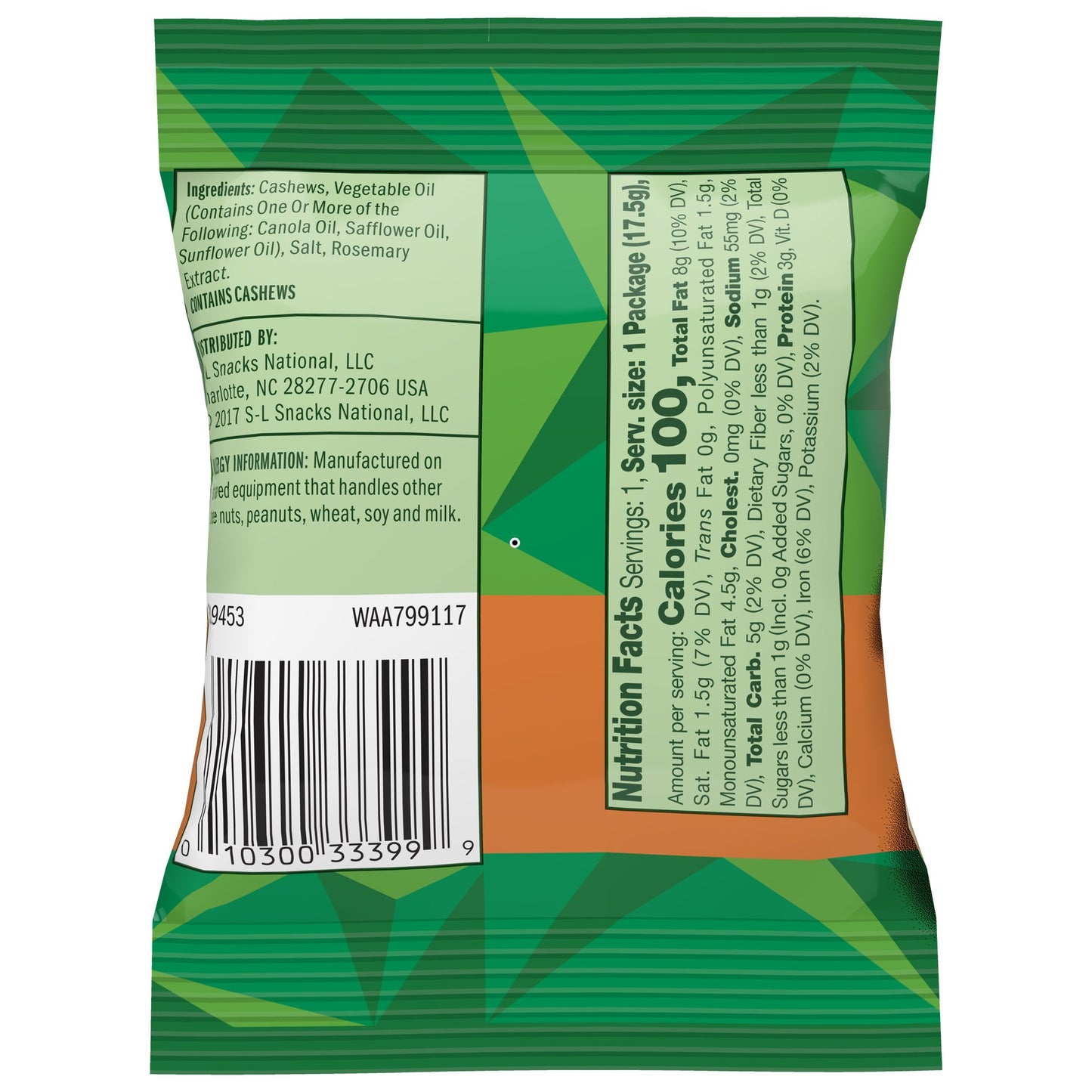Emerald Nuts Mixed Nuts Variety Pack 18ct (1-Pack) , 100-Calorie Individual Packs , Features Dry Roasted Almonds, Natural Almonds & Walnuts, and Roasted & Salted Cashews