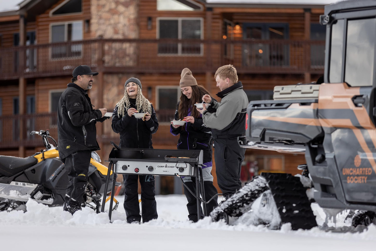Camp Chef Tahoe Triple Burner Stove - Removable Legs, 30K BTU Burners and 16-inch Accessory Compatible