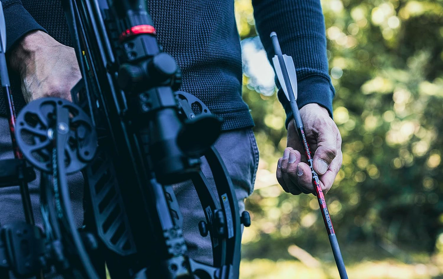 Killer Instinct Hypr Crossbow Bolts 20 inch (6 Pack). Measuring 290 Grains Without a tip, Use Your 100-150 Grain Field Tip or Broadhead to Pack Devastating Kinetic Energy for That Deadly Blow!