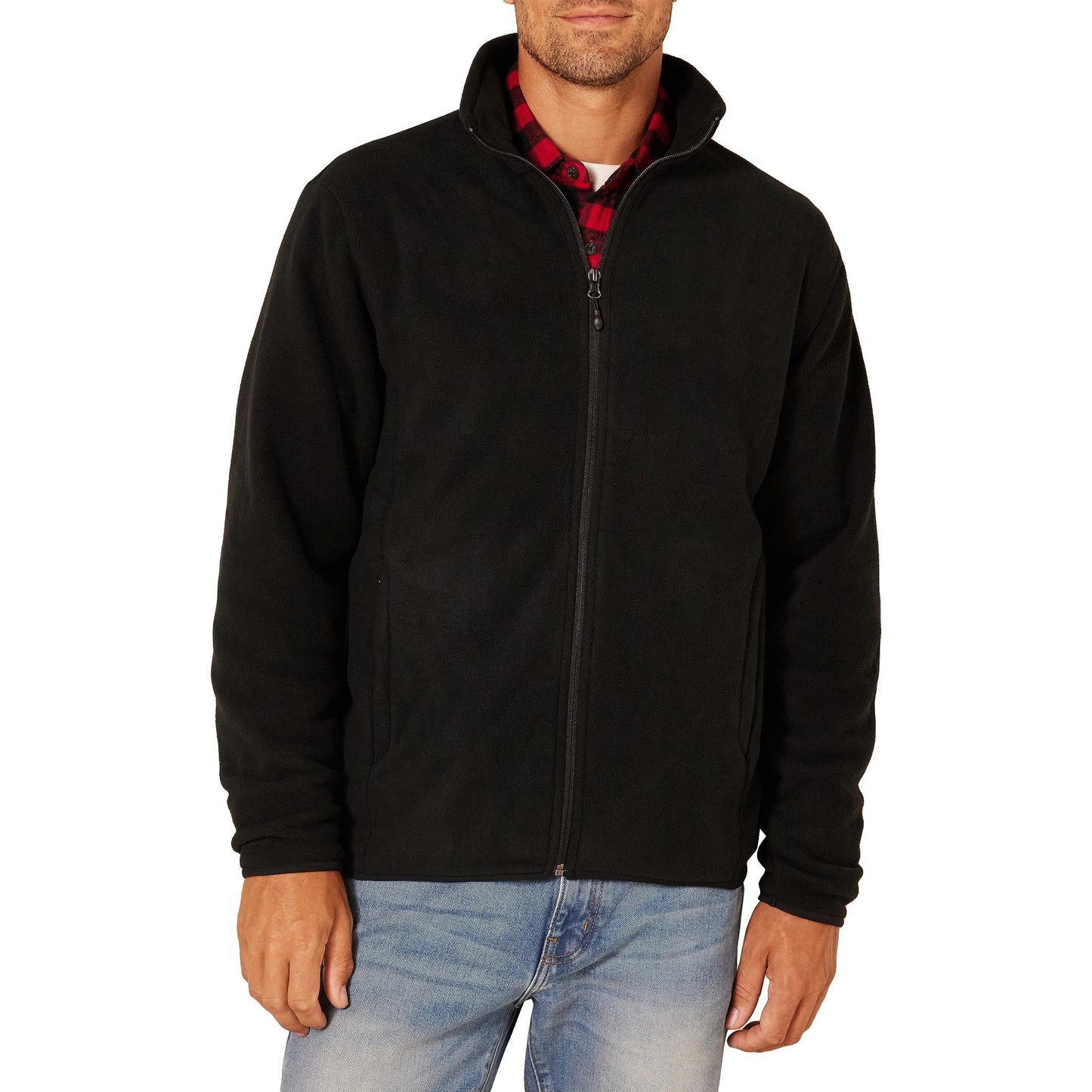 Amazon Essentials Men's Full-Zip Polar Fleece Jacket (Available in Big & Tall)