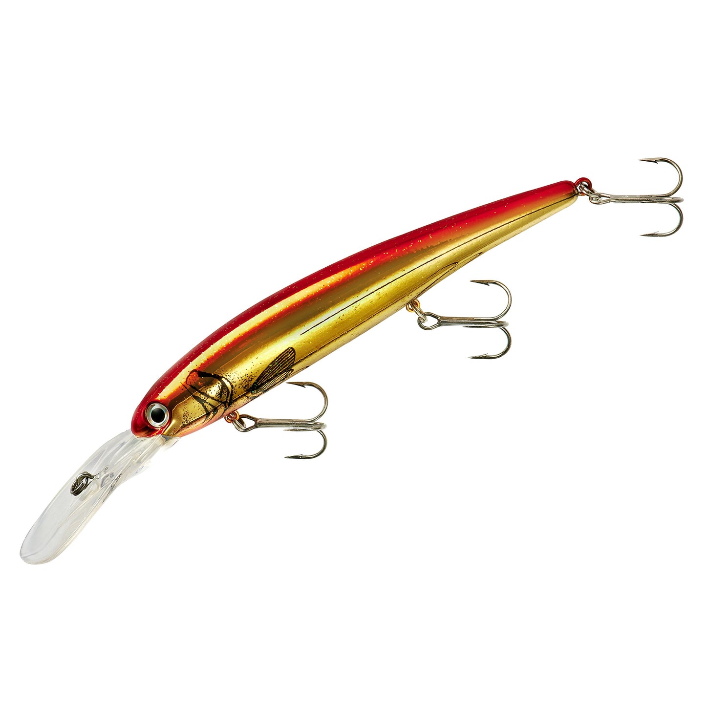 Bandit Lures 4 3/4-Inch Slender Minnow Jerkbait Trolls Up to 27 Feet Deep, Universal Color Patterns, 1 Piece